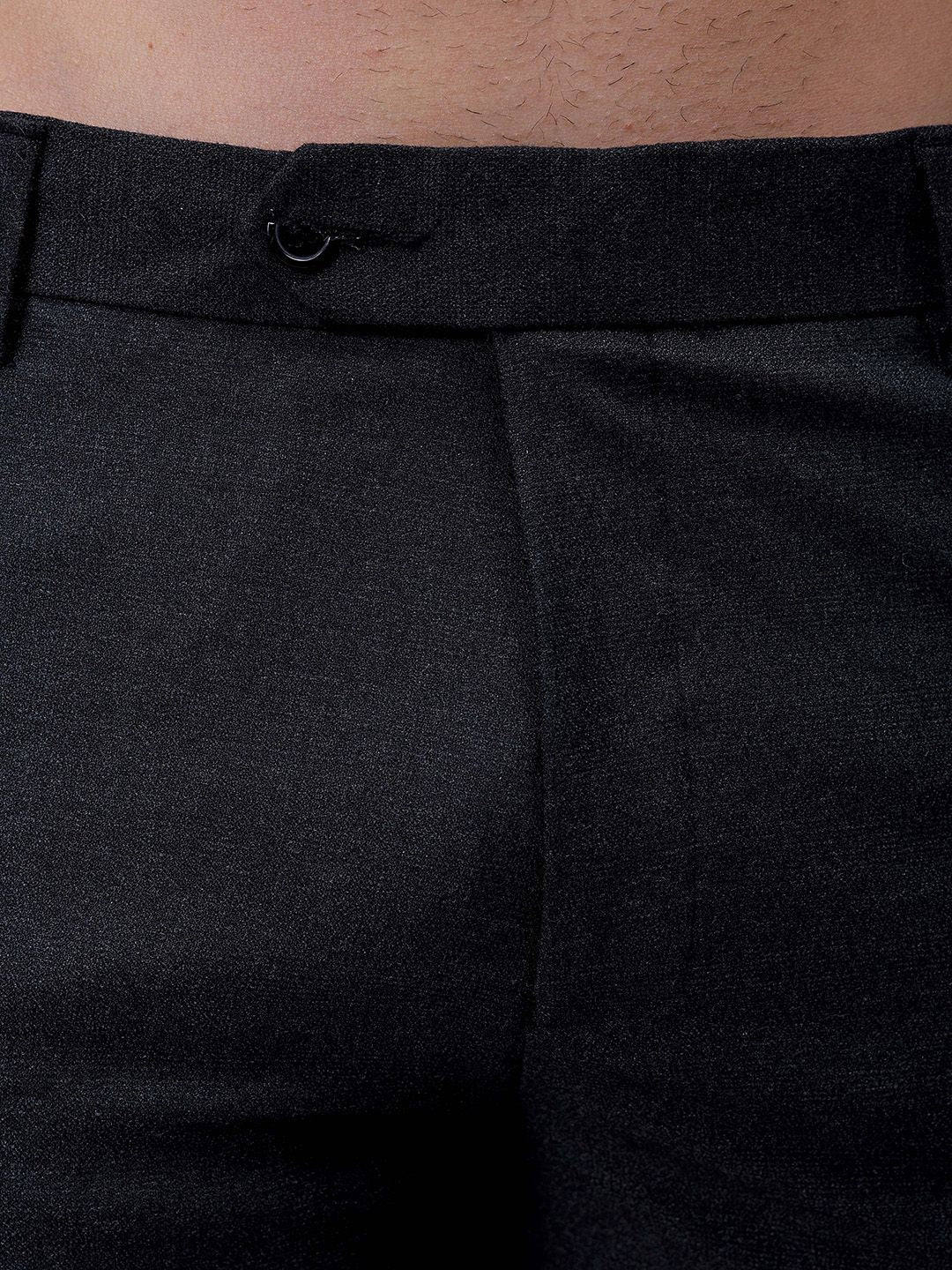 The Indian Garage Co. X Luxe Men Checked Slim Fit Formal Trousers - Image 4