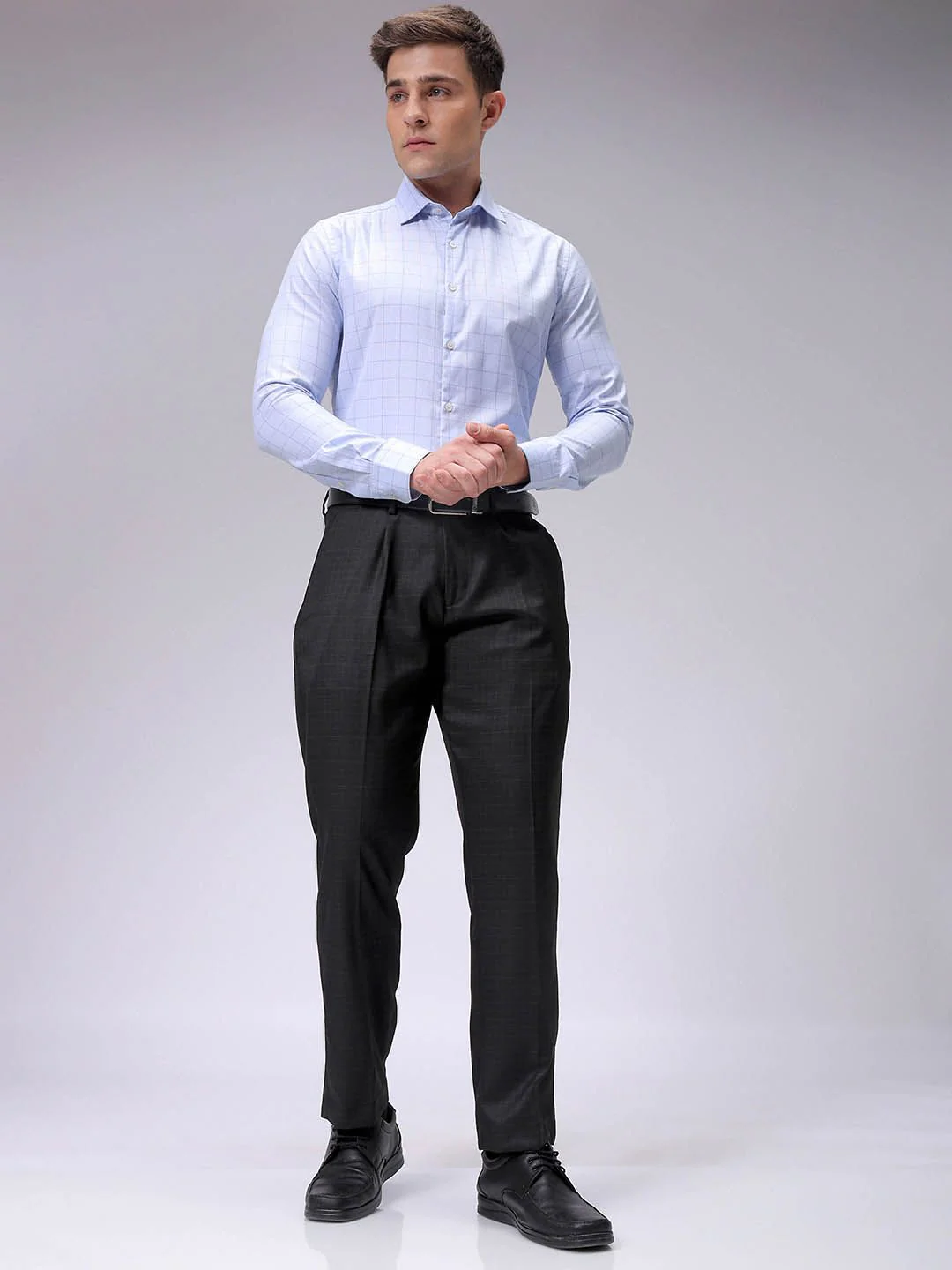 The Indian Garage Co. X Luxe Men Pleated Formal Trousers - Image 5