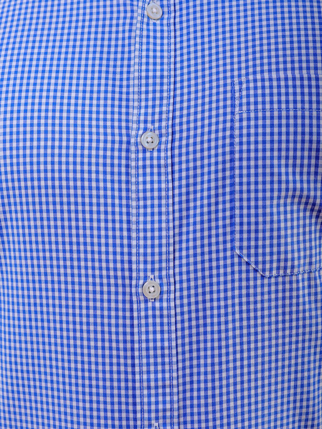 The Indian Garage Co. X Luxe Men Slim Fit Micro Checks  Formal Shirt - Image 2