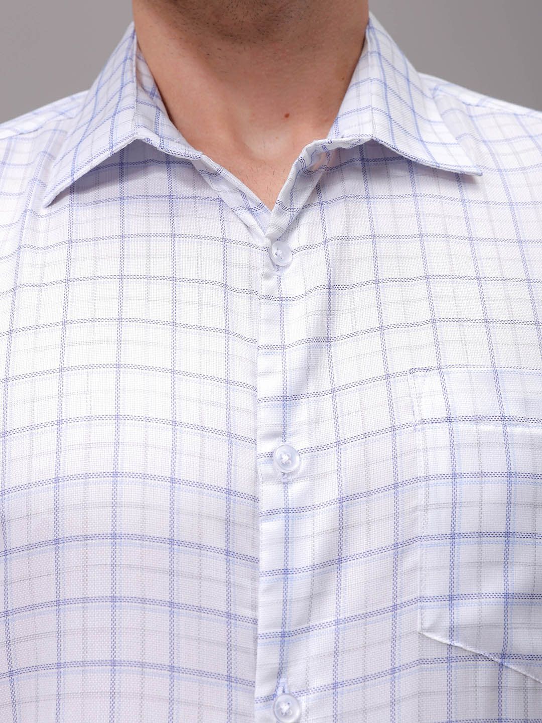 The Indian Garage Co. X Luxe Men Slim Fit Multi Stripes Opaque Striped Formal Shirt - Image 3