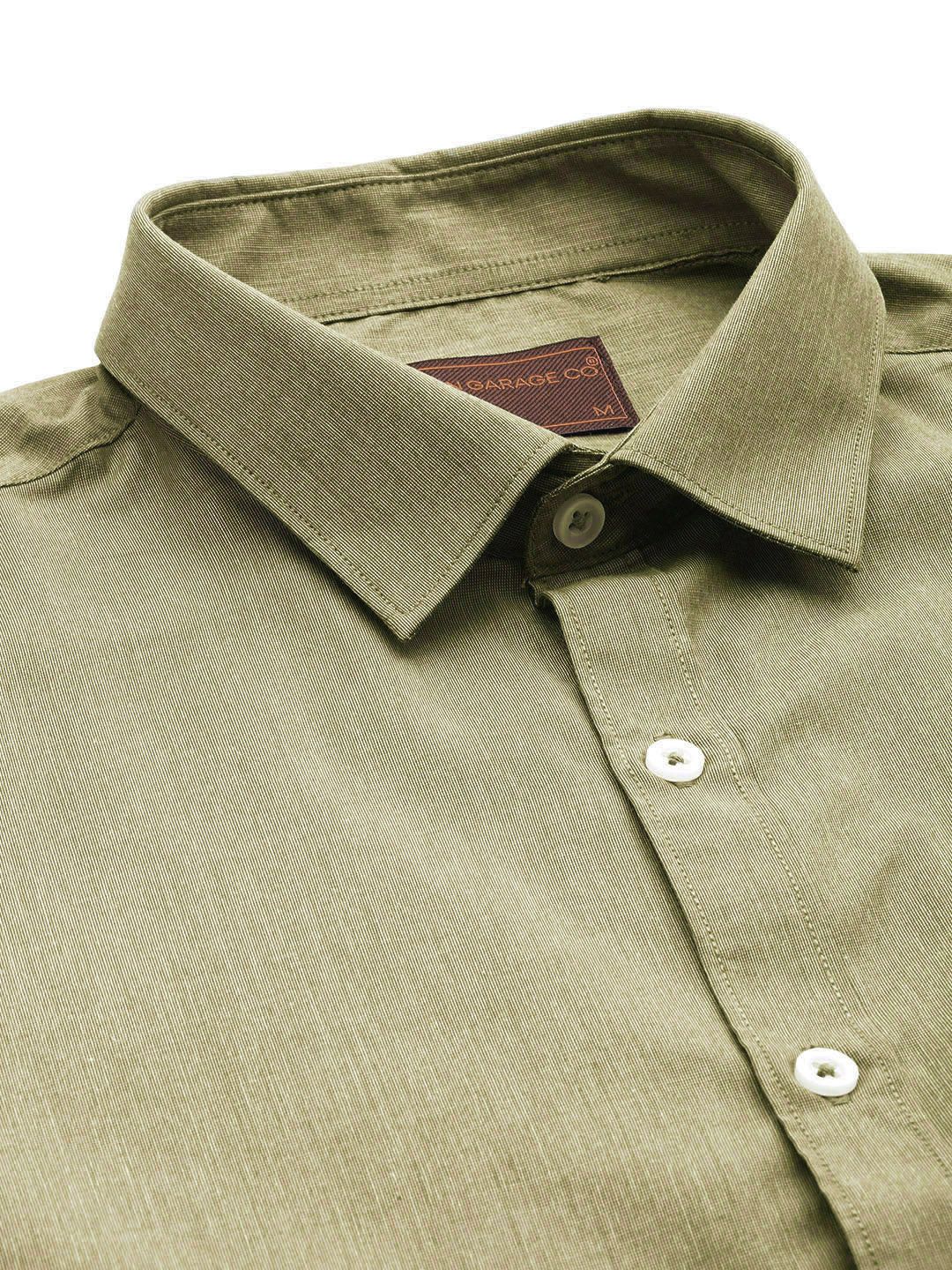 The Indian Garage Co. X Luxe Men Slim Fit Opaque Formal Shirt - Image 2