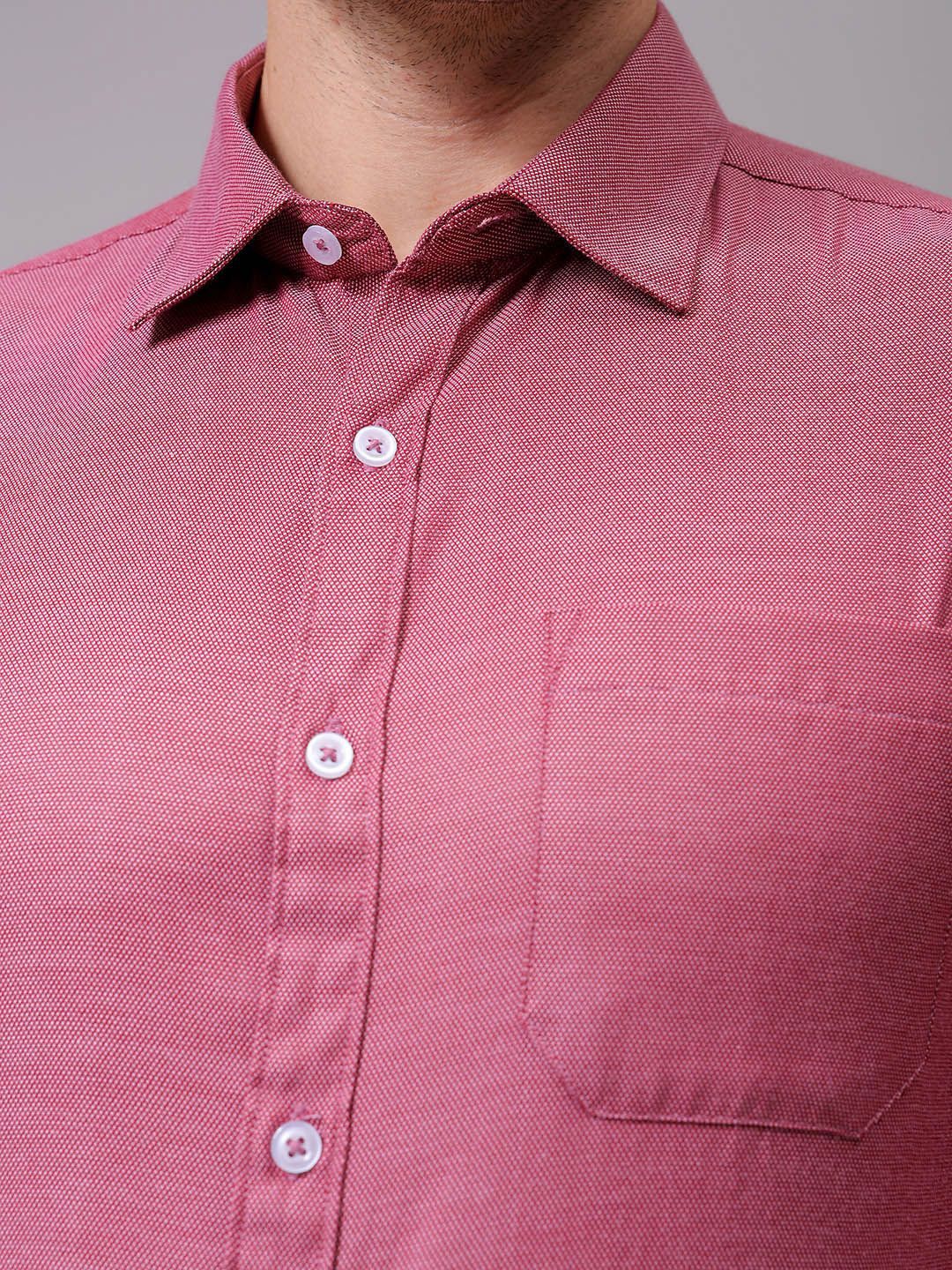 The Indian Garage Co. X Luxe Men Slim Fit Opaque Formal Shirt - Image 3