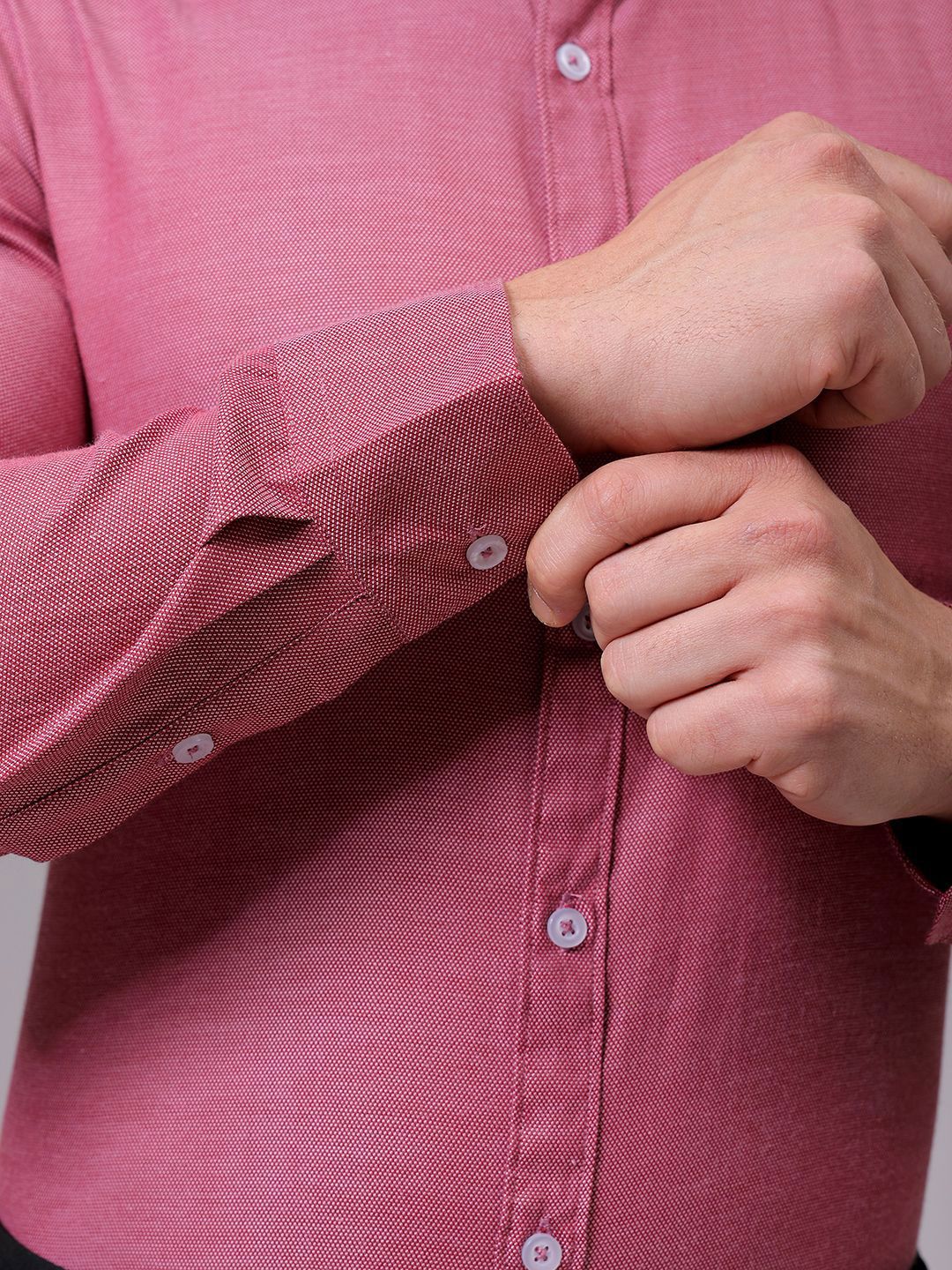 The Indian Garage Co. X Luxe Men Slim Fit Opaque Formal Shirt - Image 7