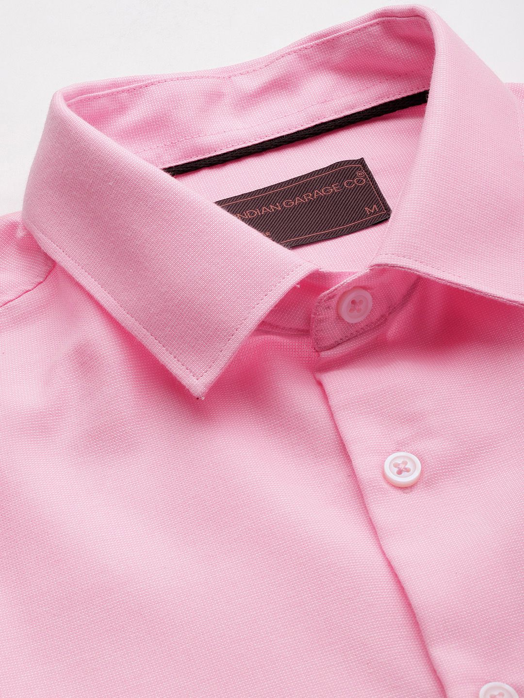 The Indian Garage Co. X Luxe Men Solid Slim Fit Opaque Formal Shirt - Image 2