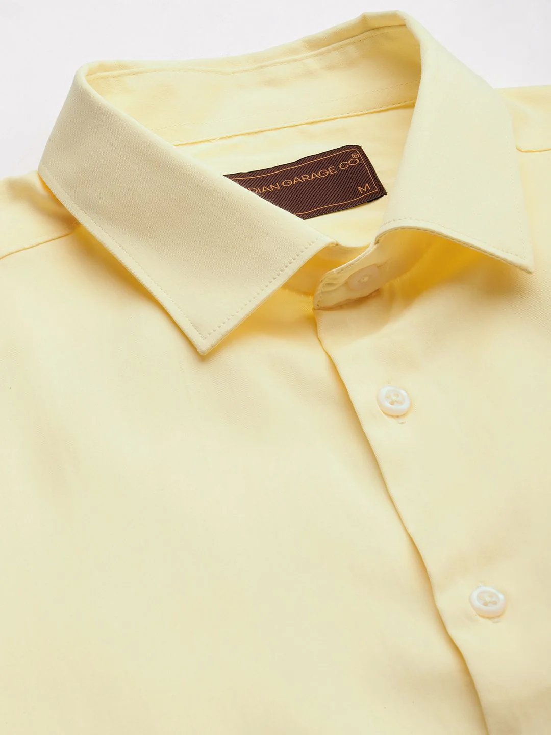 The Indian Garage Co. X Luxe Men Solid Slim Fit Opaque Formal Shirt - Image 2