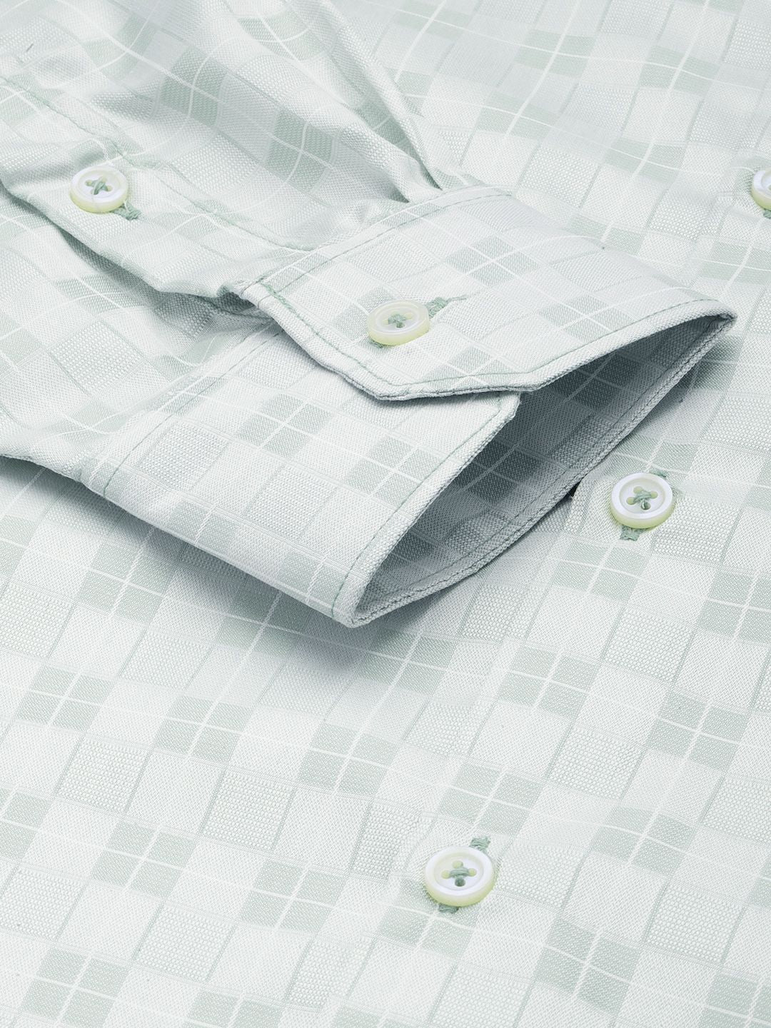 The Indian Garage Co. X Luxe Slim Fit Checked Formal Shirt - Image 3