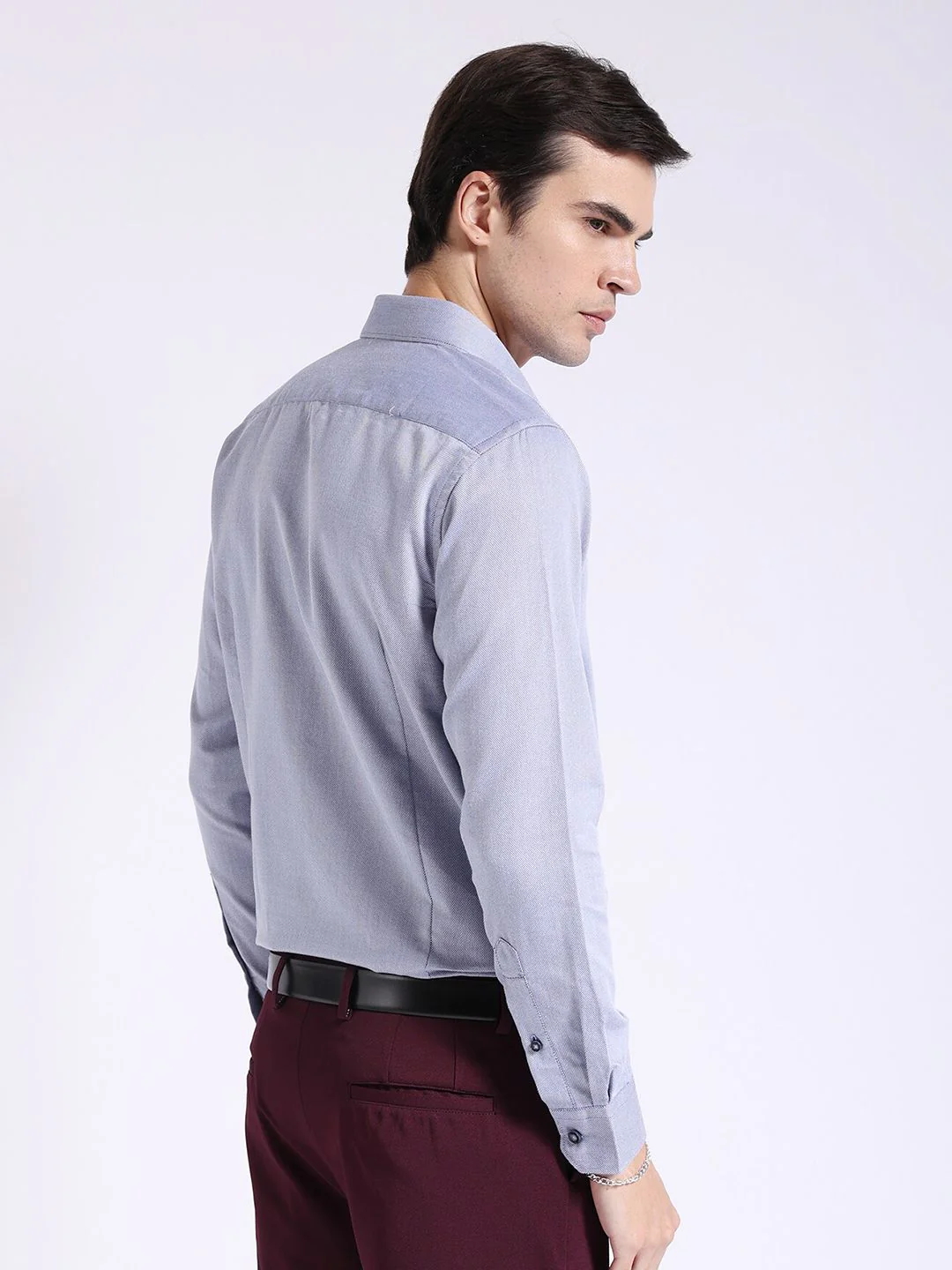 The Indian Garage Co. X Luxe Slim Fit Classic Formal Shirt - Image 5