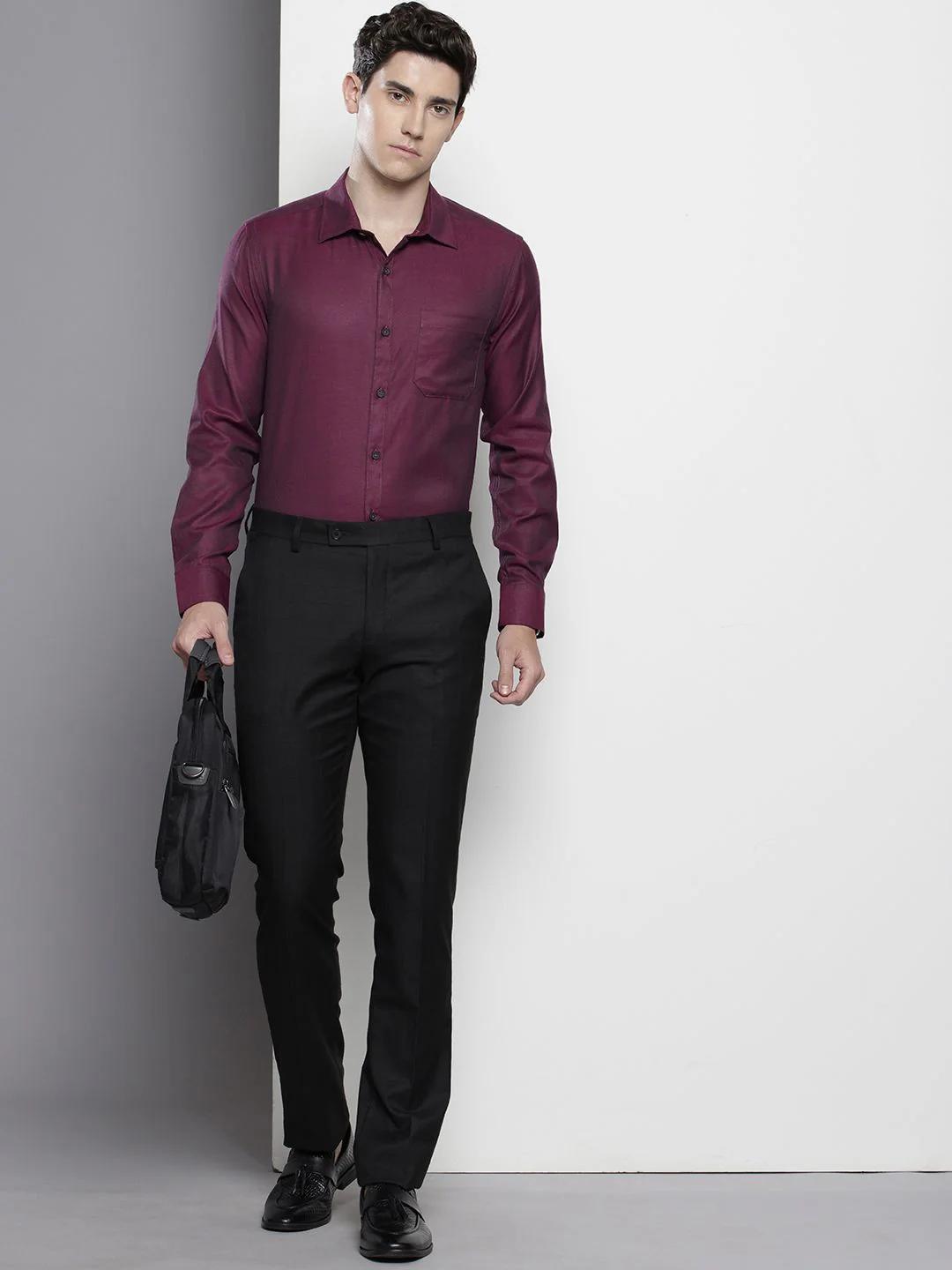 The Indian Garage Co. X Luxe Slim Fit Formal Shirt - Image 6