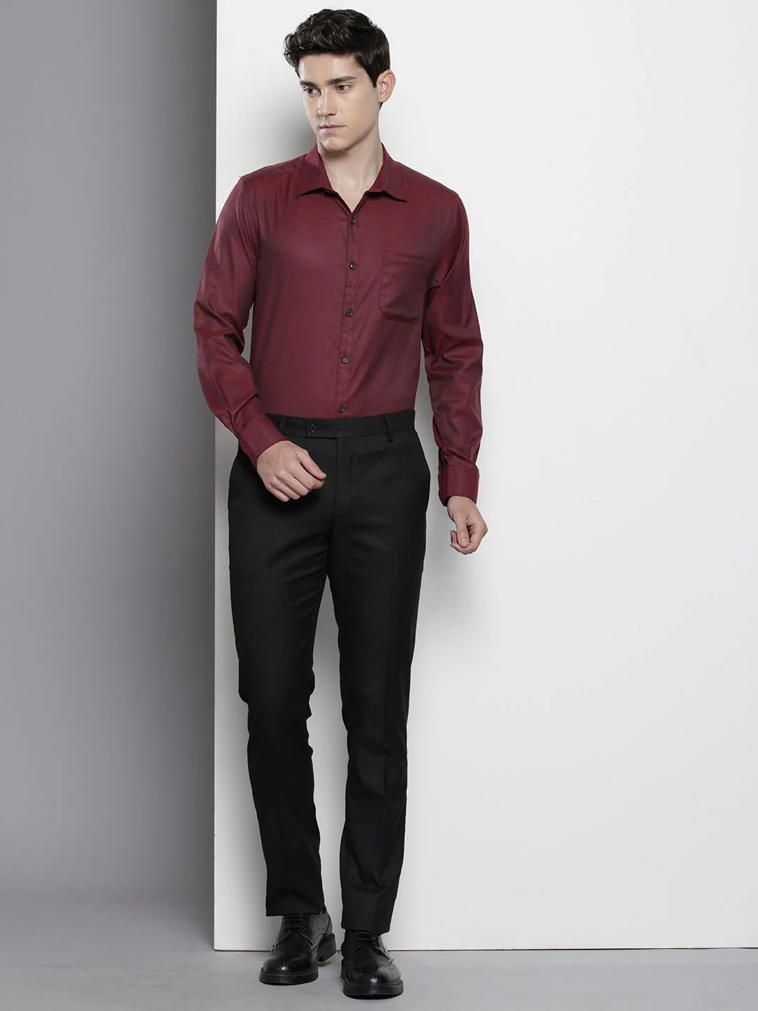 The Indian Garage Co. X Luxe Slim Fit Formal Shirt - Image 6