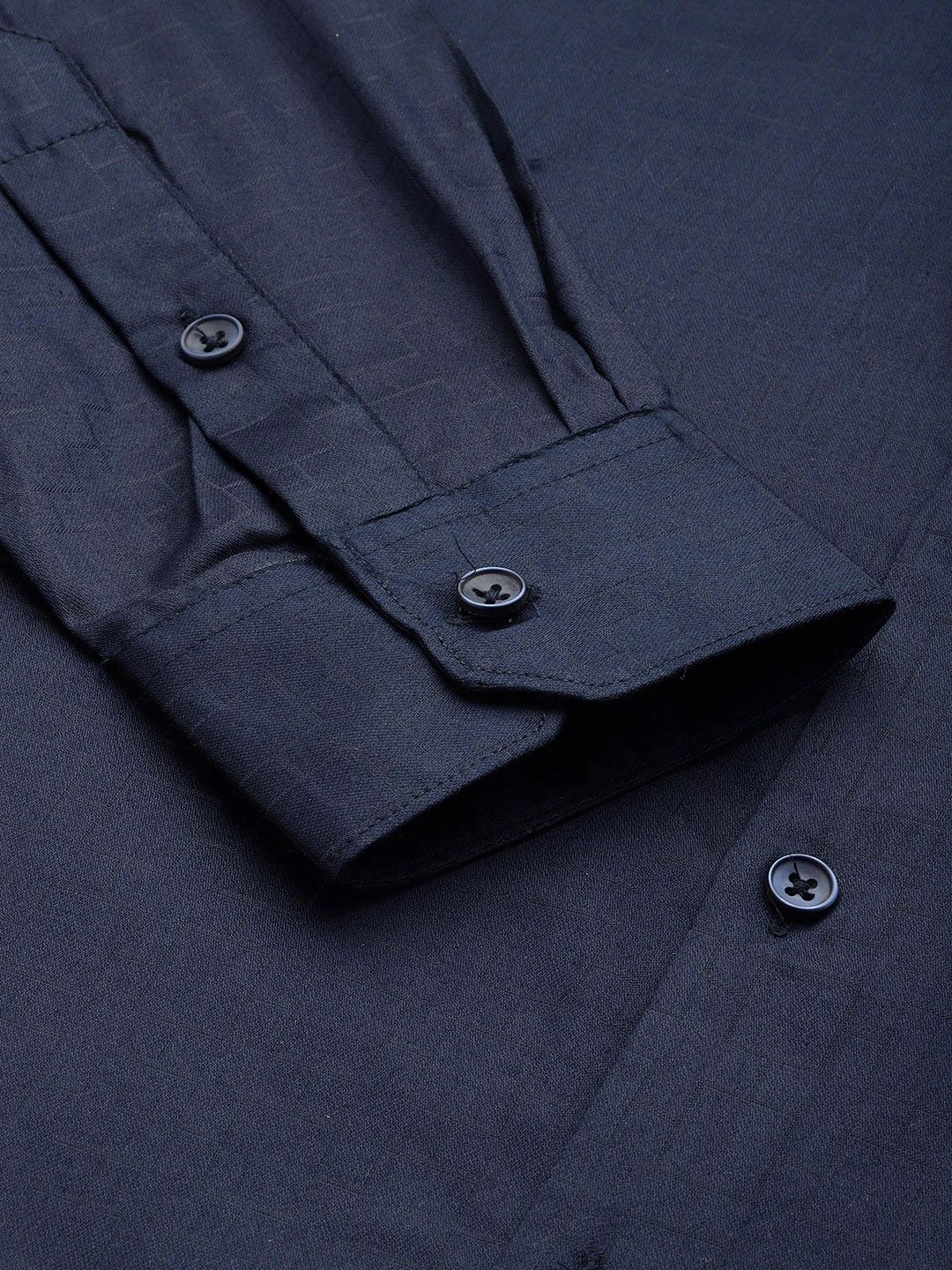 The Indian Garage Co. X Luxe Slim Fit Printed Formal Shirt - Image 3