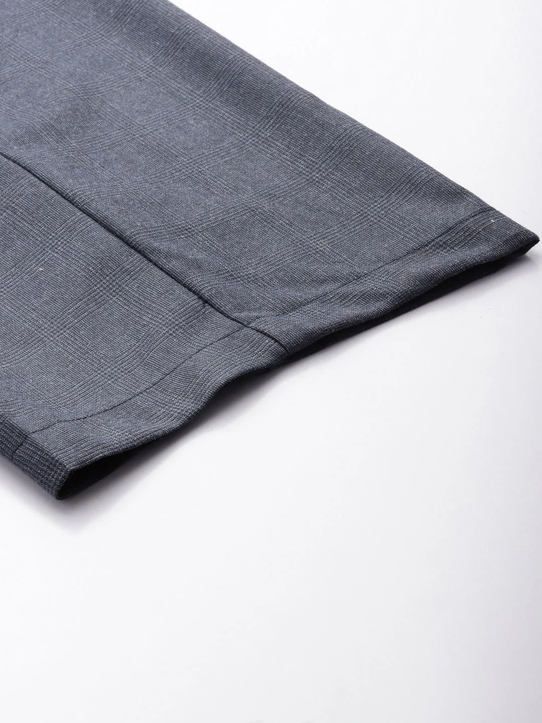 The Indian Garage Co. X Men Relaxed Straight Fit Textured Pleated Formal Trousers - Image 7
