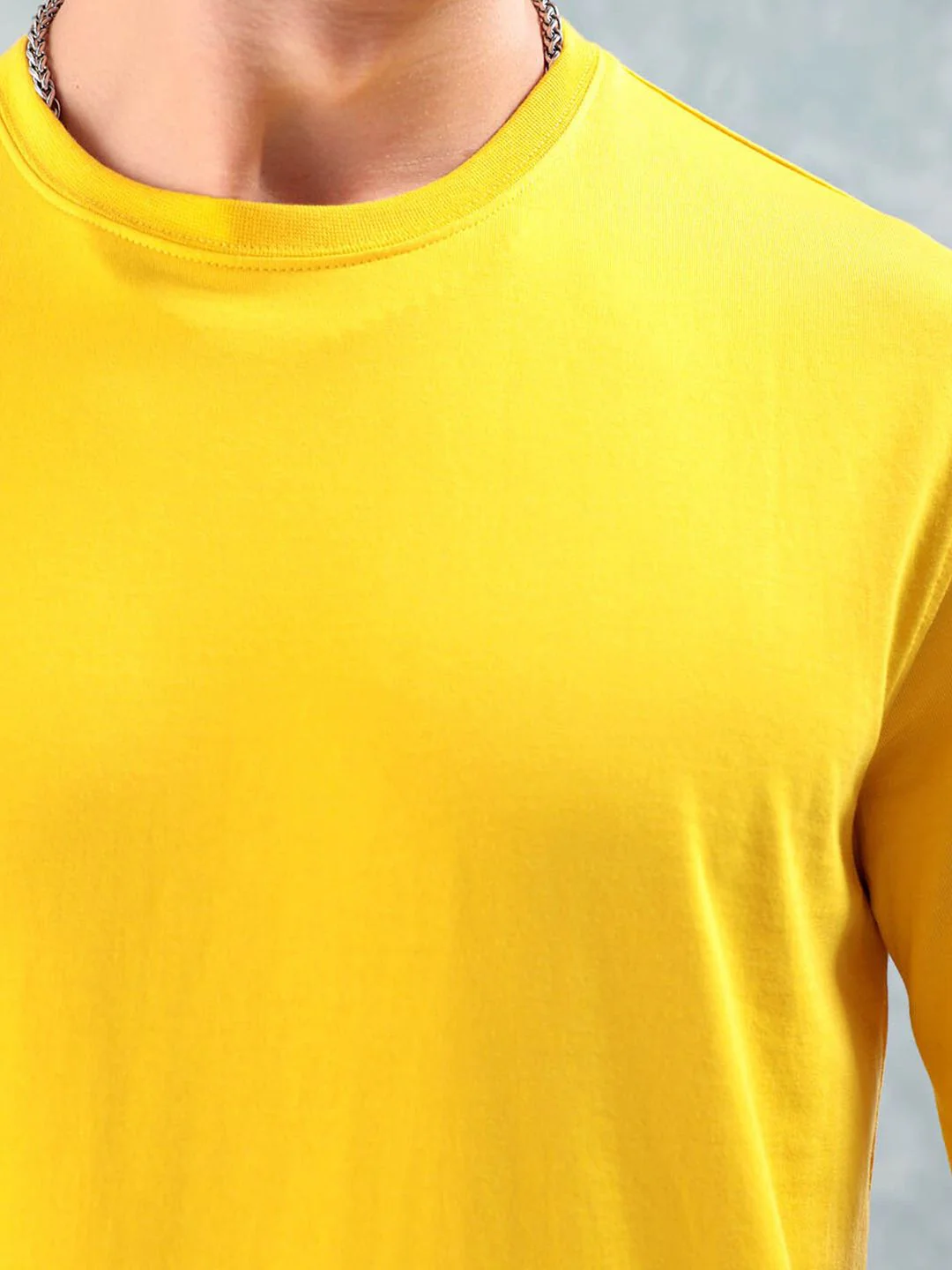 The Indian Garage Co Yellow Round Neck Short Sleeves Regular T-shirt - Image 2