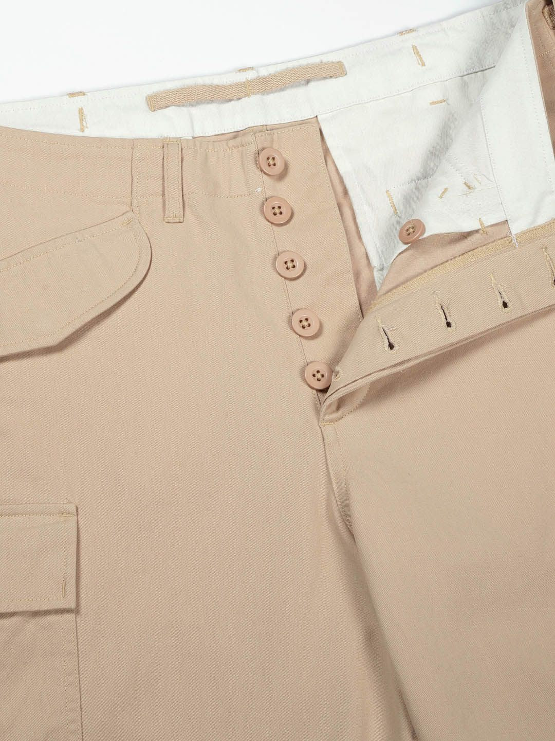Thomas Scott Men Cricket Club Smart Loose Fit Cotton Cargos Trousers - Image 7