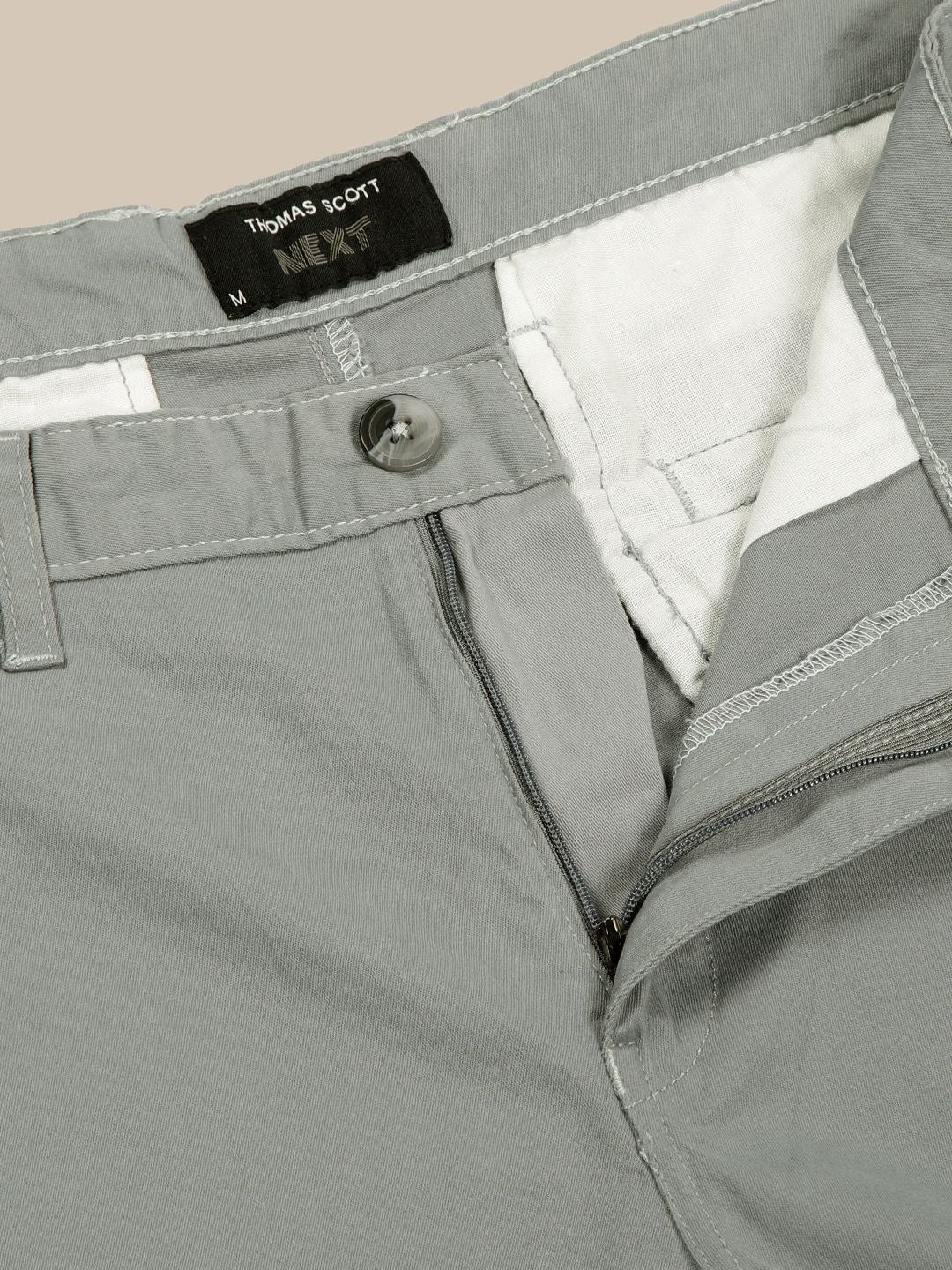 Thomas Scott Men Mid-Rise Smart Slim Fit Wrinkle Free Trousers - Image 7