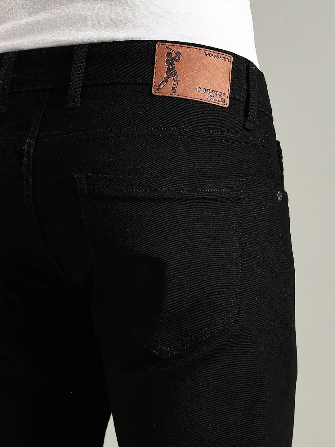 Thomas Scott Men Original Slim Fit Mid-Rise Jeans - Image 4