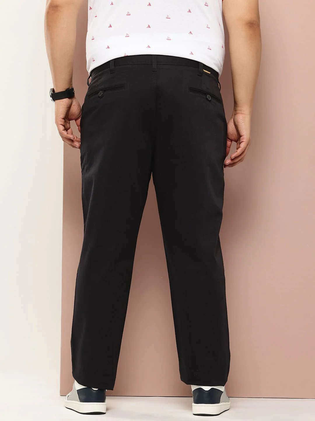 Thomas Scott Men Plus Size Straight Fit Easy Wash Chinos Trousers - Image 3