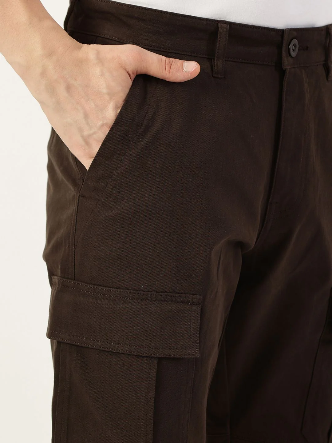 Thomas Scott Men Smart Easy Wash Cargos Trousers - Image 4