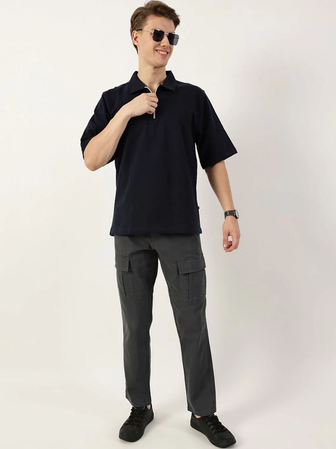 Thomas Scott Men Smart Easy Wash Cargos Trousers - Image 5