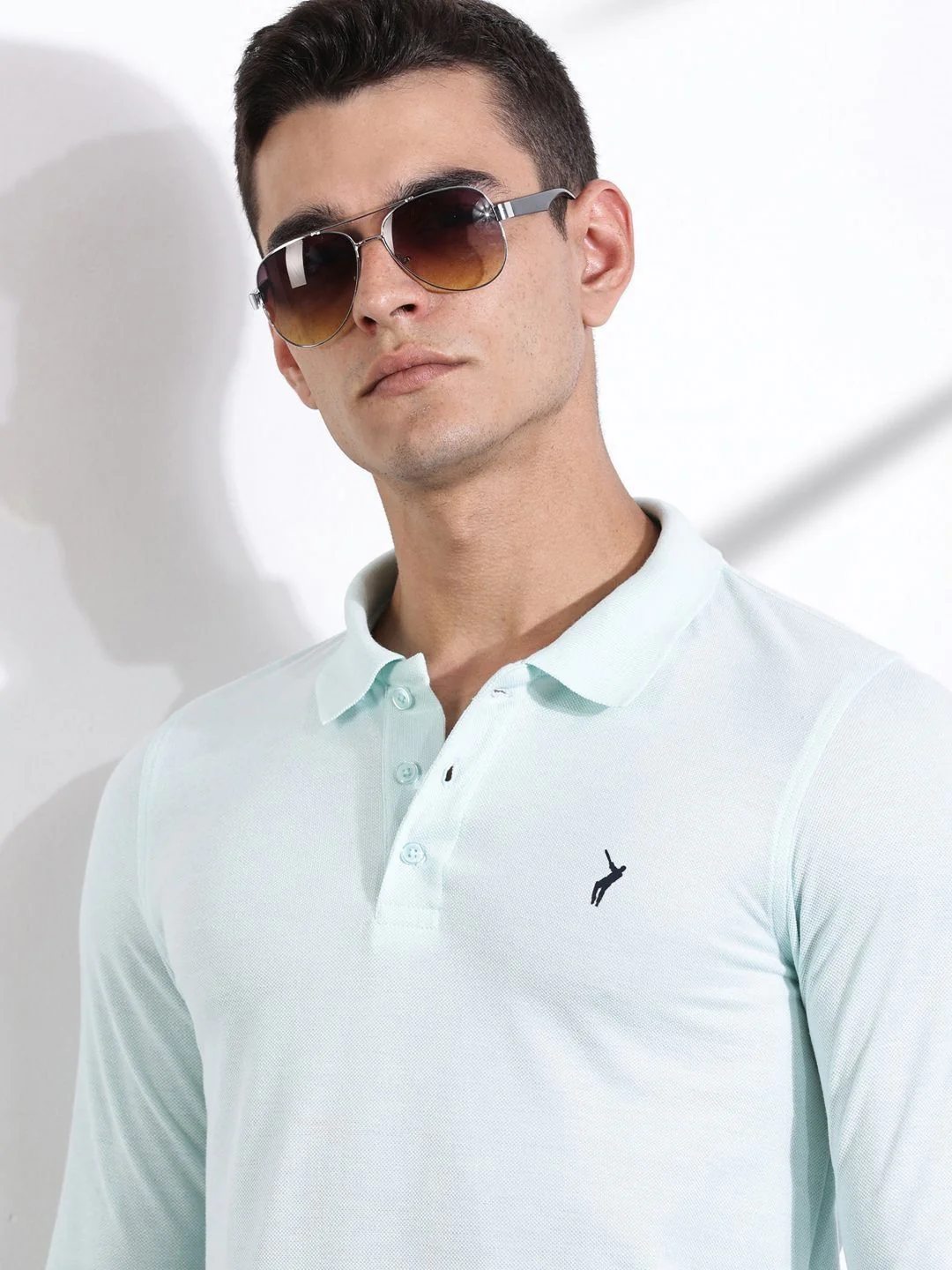 Thomas Scott Men Solid Polo Collar T-shirt - Image 2