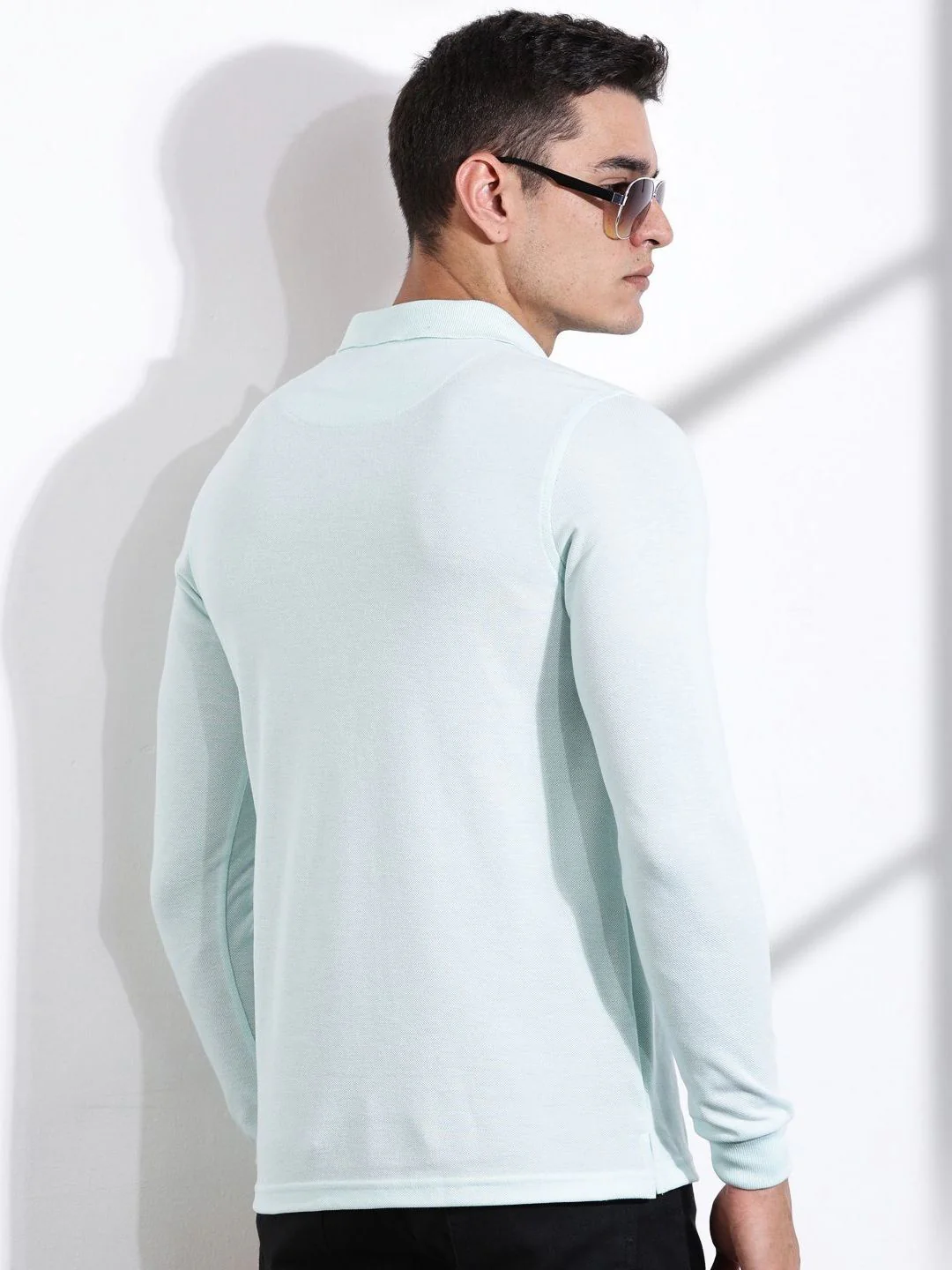 Thomas Scott Men Solid Polo Collar T-shirt - Image 5