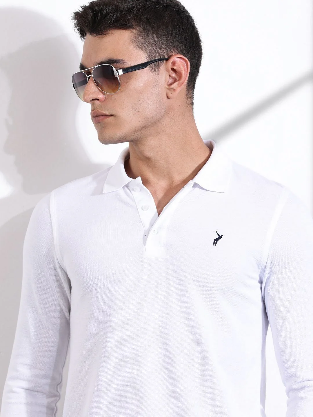 Thomas Scott Men Solid Polo Collar T-shirt - Image 2