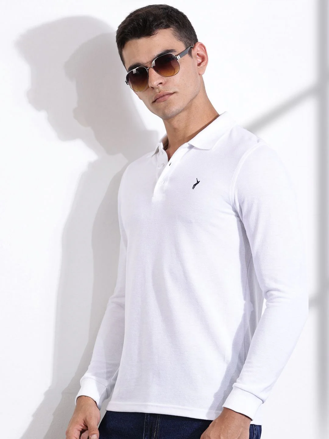 Thomas Scott Men Solid Polo Collar T-shirt - Image 3