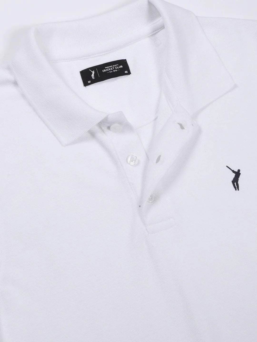 Thomas Scott Men Solid Polo Collar T-shirt - Image 6