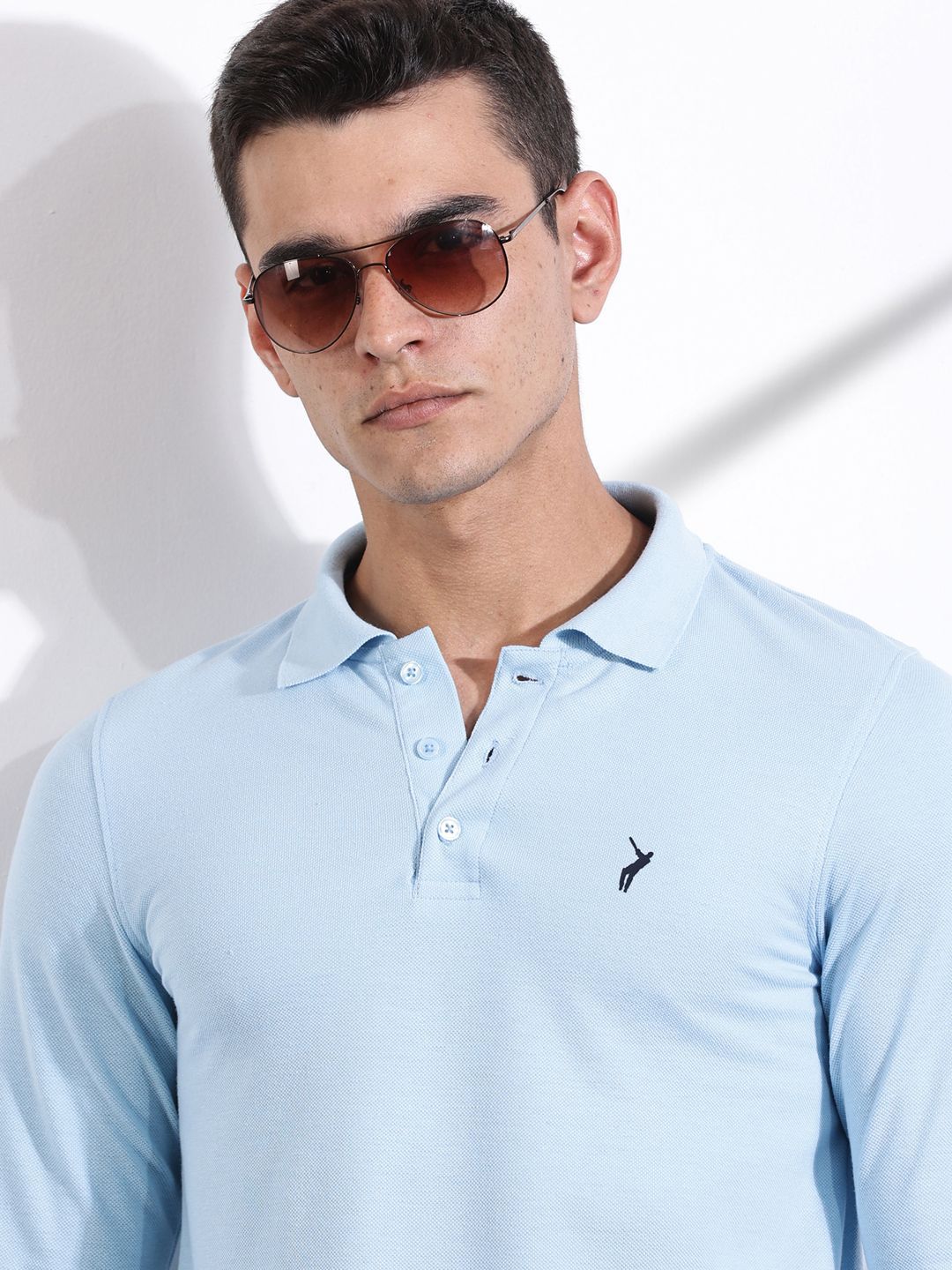 Thomas Scott Men Solid Polo Collar T-shirt - Image 2