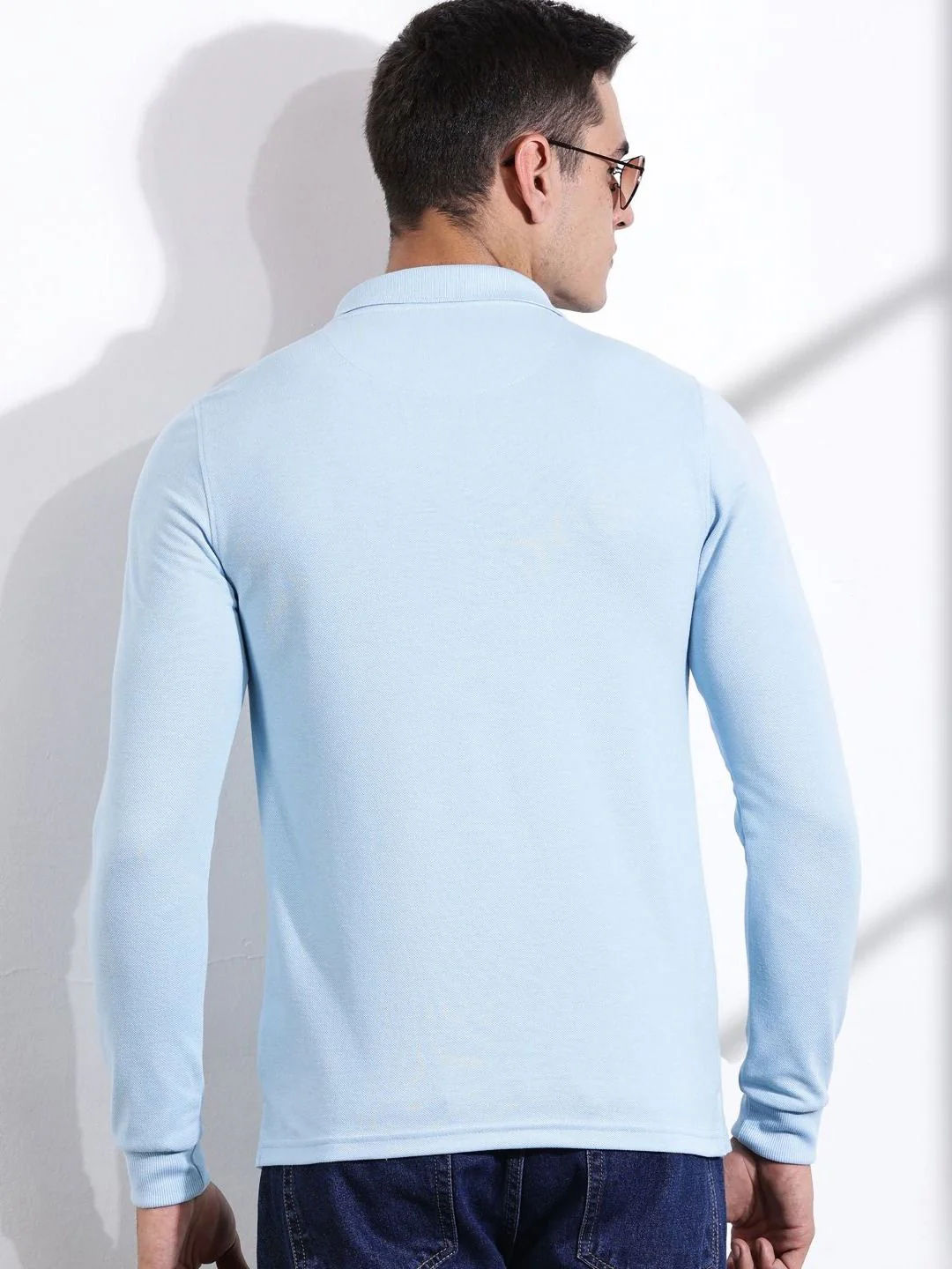 Thomas Scott Men Solid Polo Collar T-shirt - Image 5