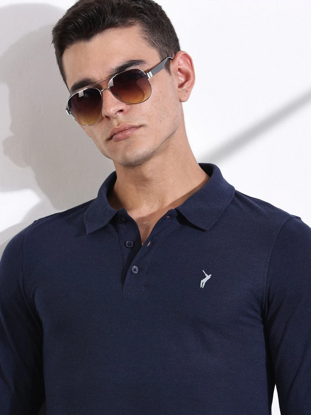 Thomas Scott Men Solid Polo Collar T-shirt - Image 2
