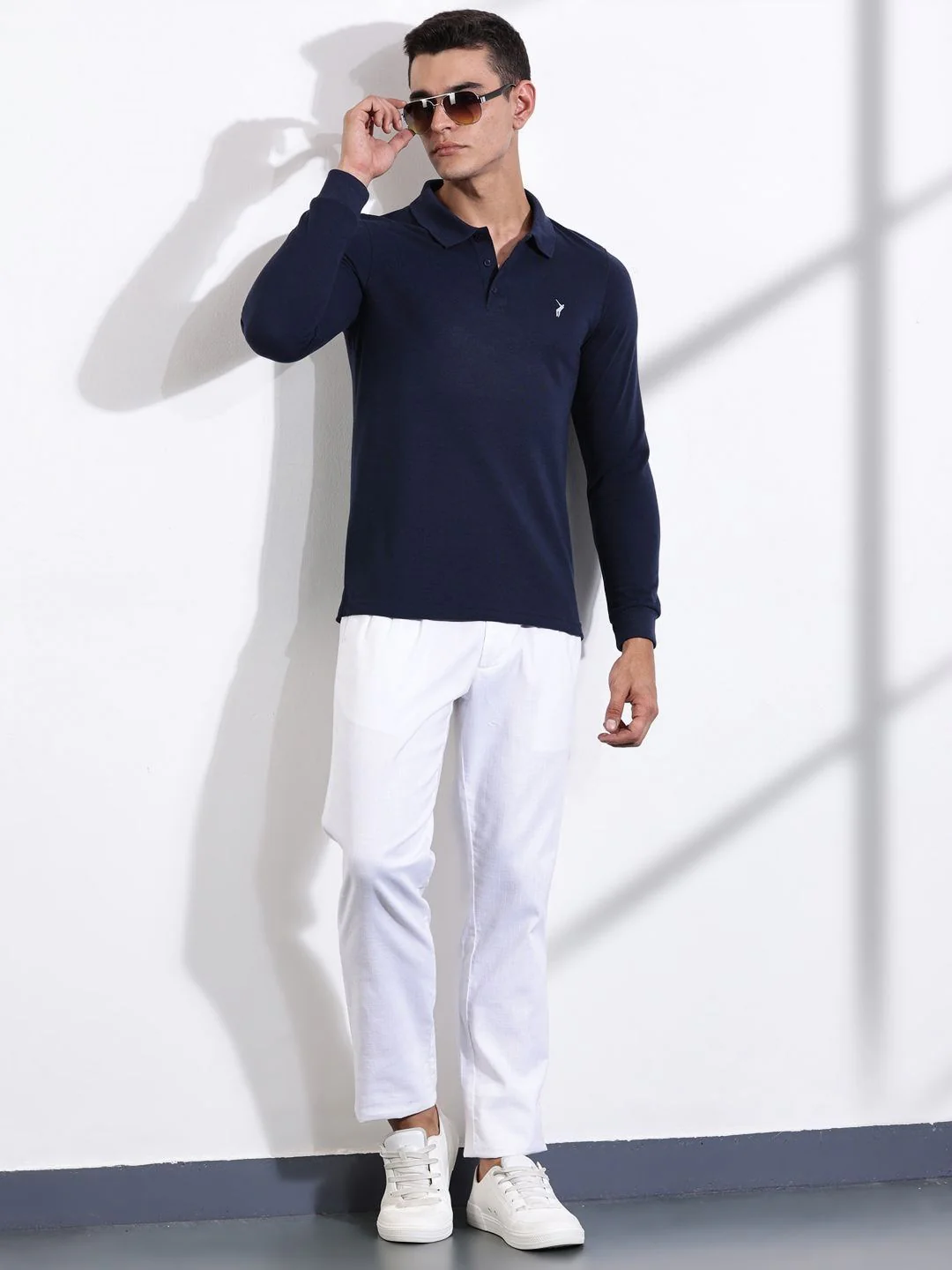 Thomas Scott Men Solid Polo Collar T-shirt - Image 4