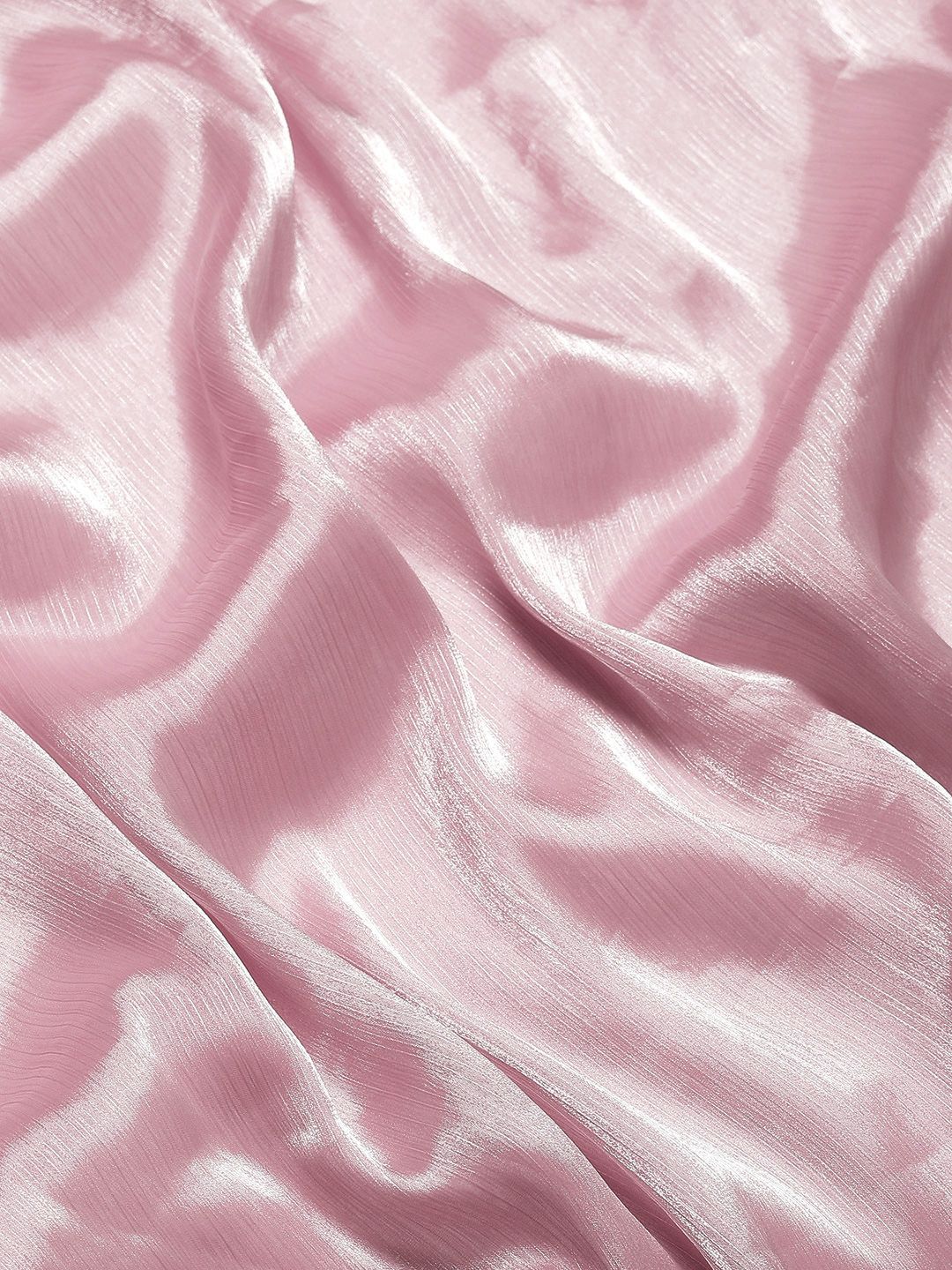 Tikhi Imli Pink Solid Embellished Border Saree - Image 6