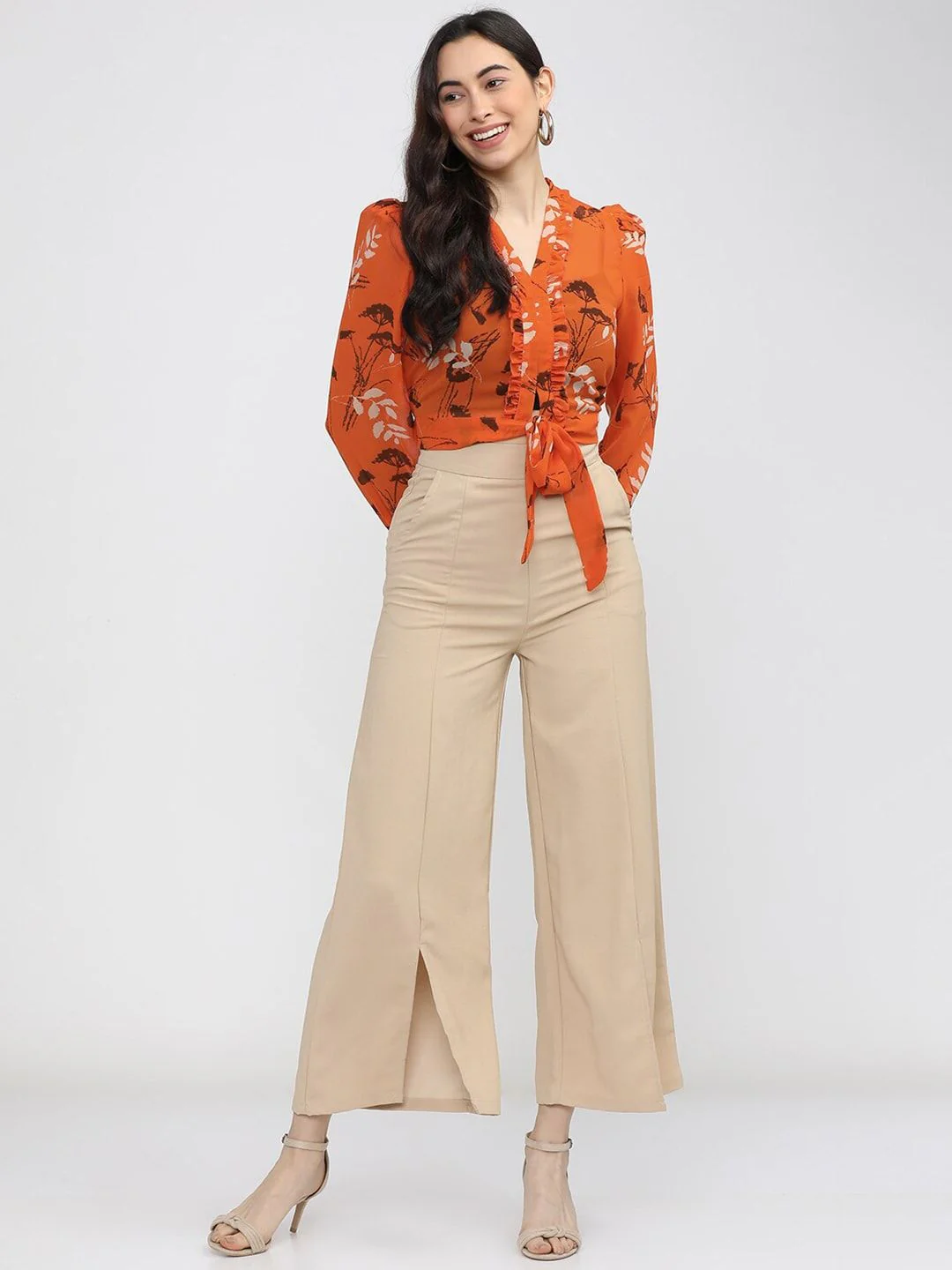 Tokyo Talkies Floral Crop Top - Image 7