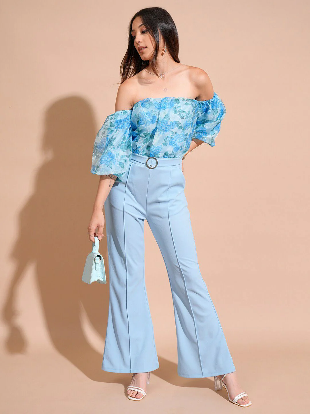 Tokyo Talkies Printed Basic Embellished Jumpsuit - Image 7