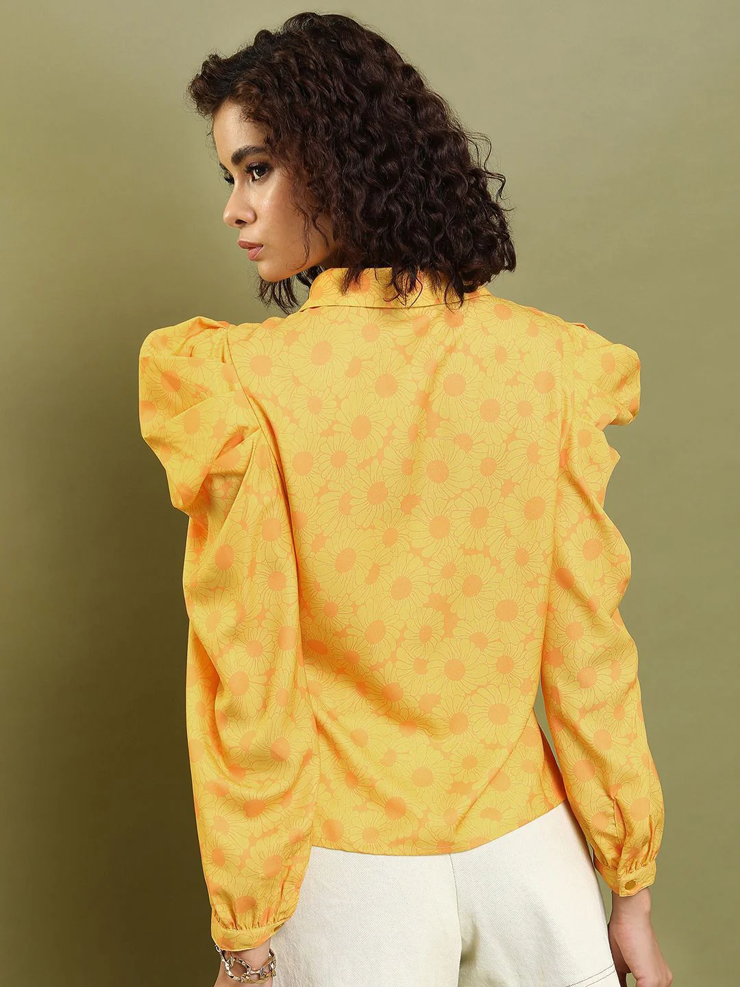 Tokyo Talkies Women Floral Print Shirt Style Top - Image 4
