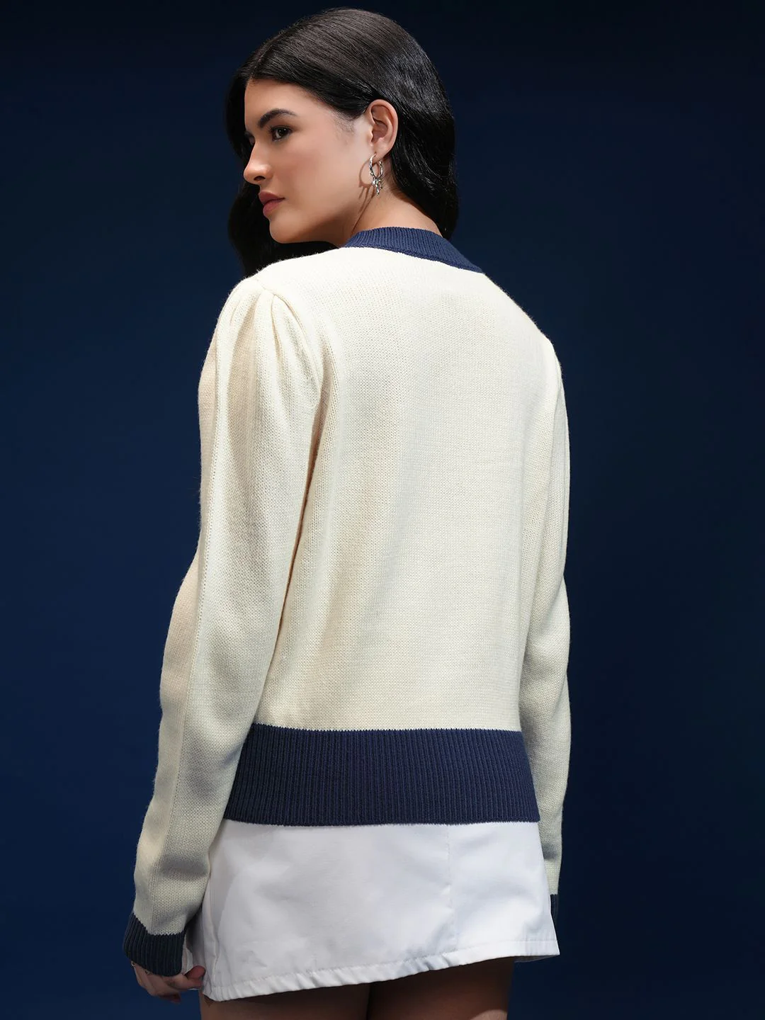 Tokyo Talkies Women Graphic Self Design Pullover - Image 4