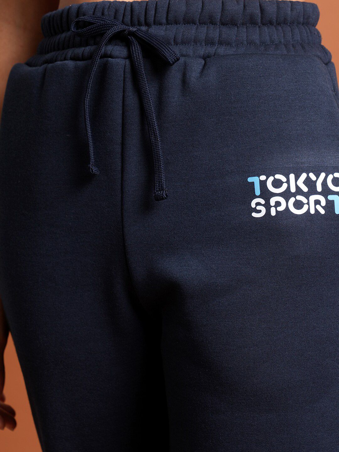 Tokyo Talkies Women Navy Blue Wide-Leg Track Pant - Image 6