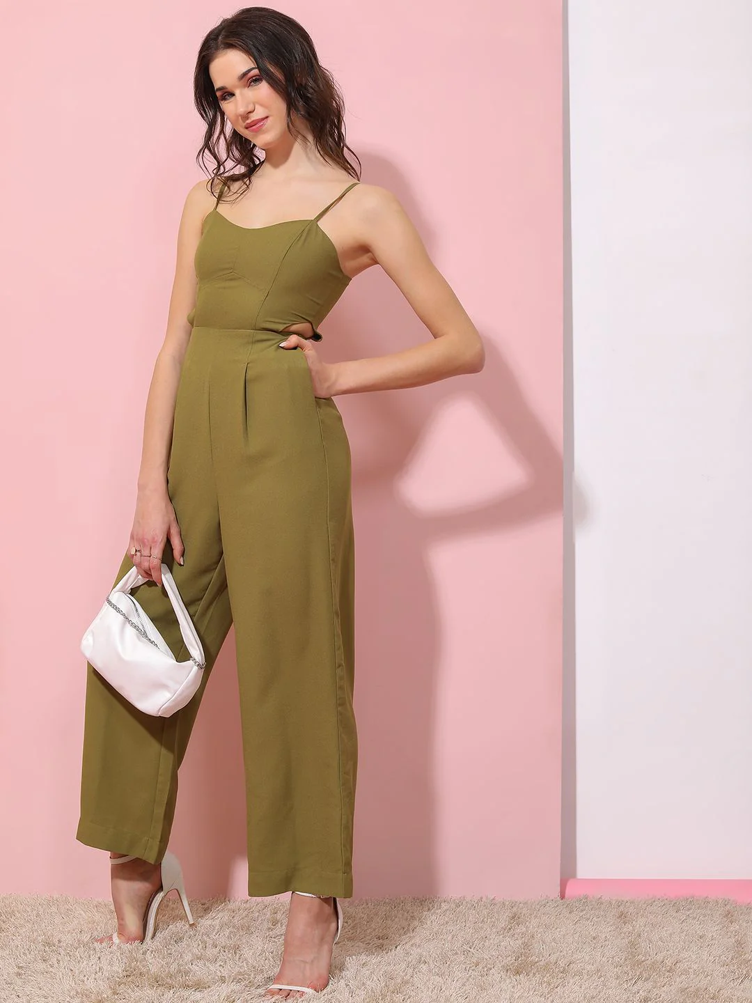 Tokyo Talkies Women Solid Basic Jumpsuit - Image 4
