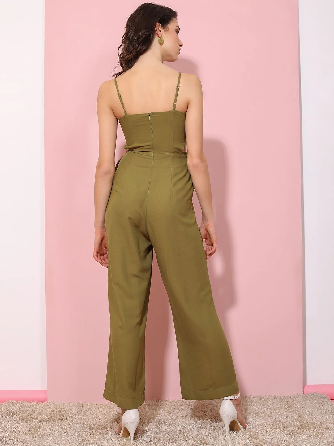 Tokyo Talkies Women Solid Basic Jumpsuit - Image 5