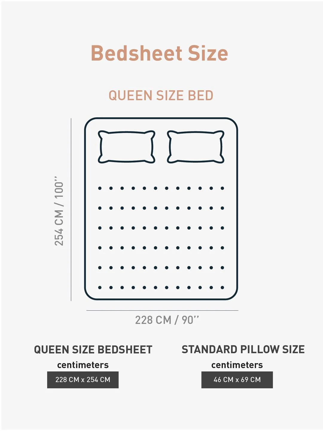 TRIDENT Vivid Caramel HE Flat 144TC Queen Cotton Bedsheet Set - Image 7