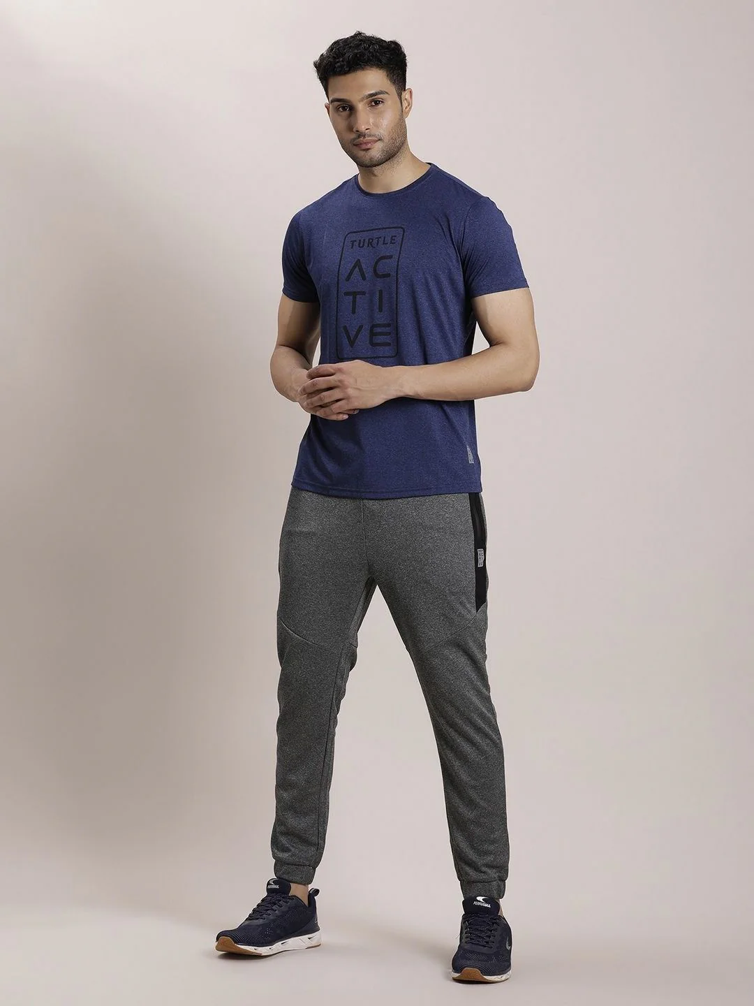Turtle Men Typography Printed Round Neck Slim Fit T-shirt - Image 6