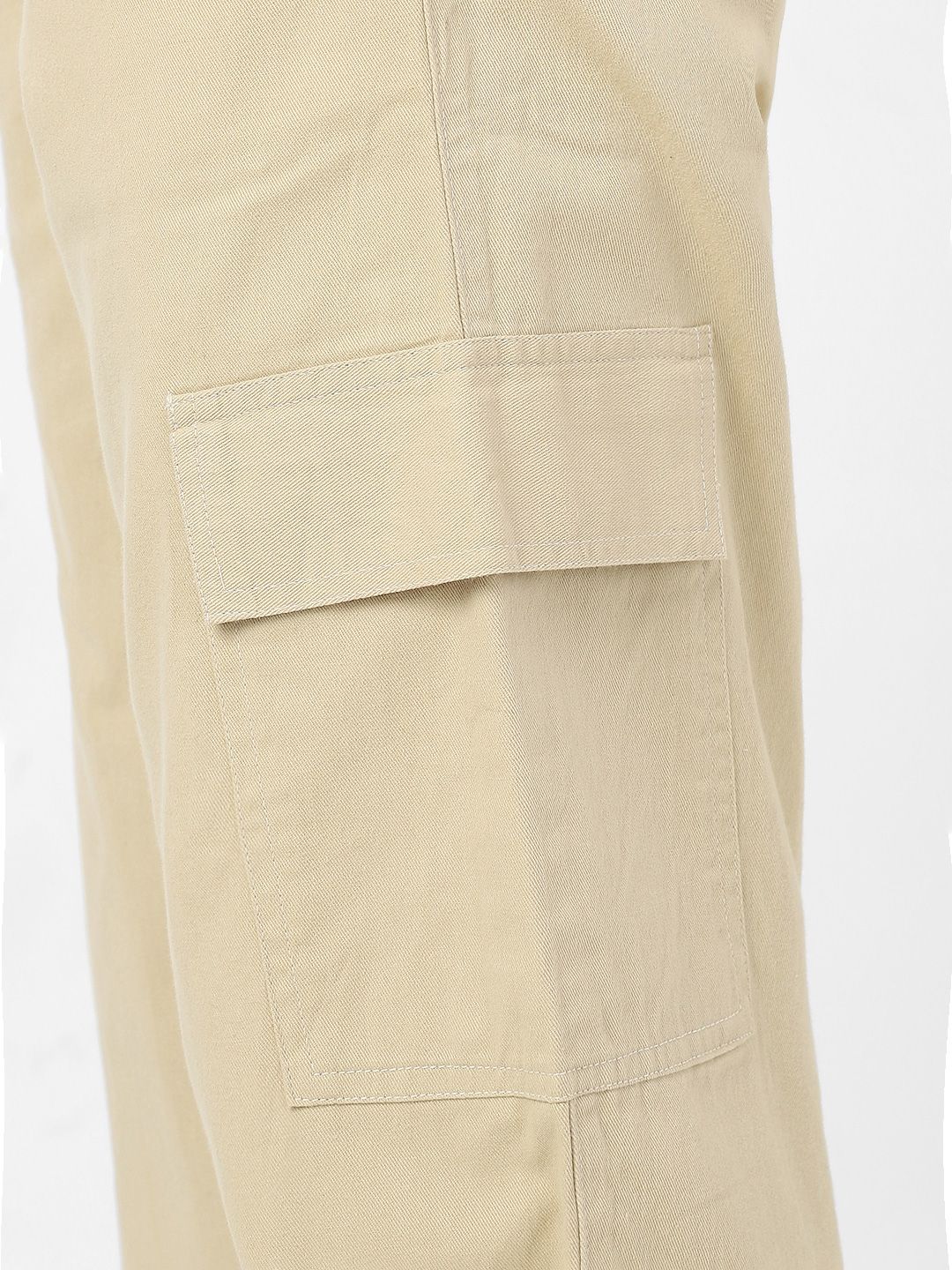 Urbano Fashion Men Loose Baggy Fit Solid Cargo Chino Pant with 6 Pockets Non-Stretchable - Image 4