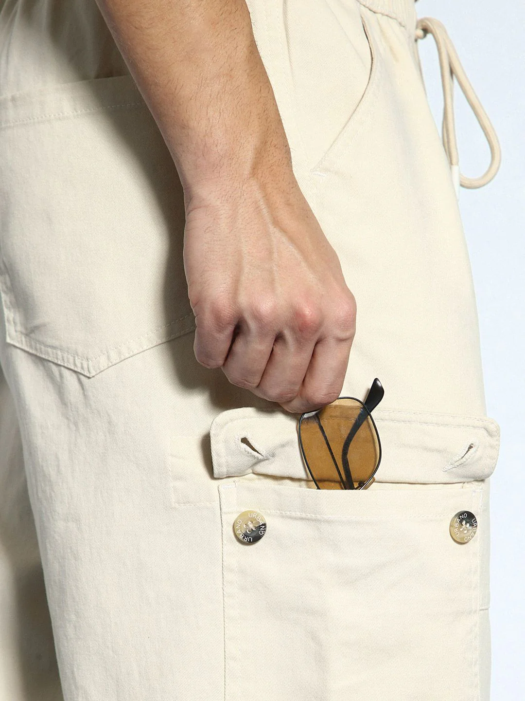 Urbano Fashion Men Loose Fit Cargos Trousers - Image 6