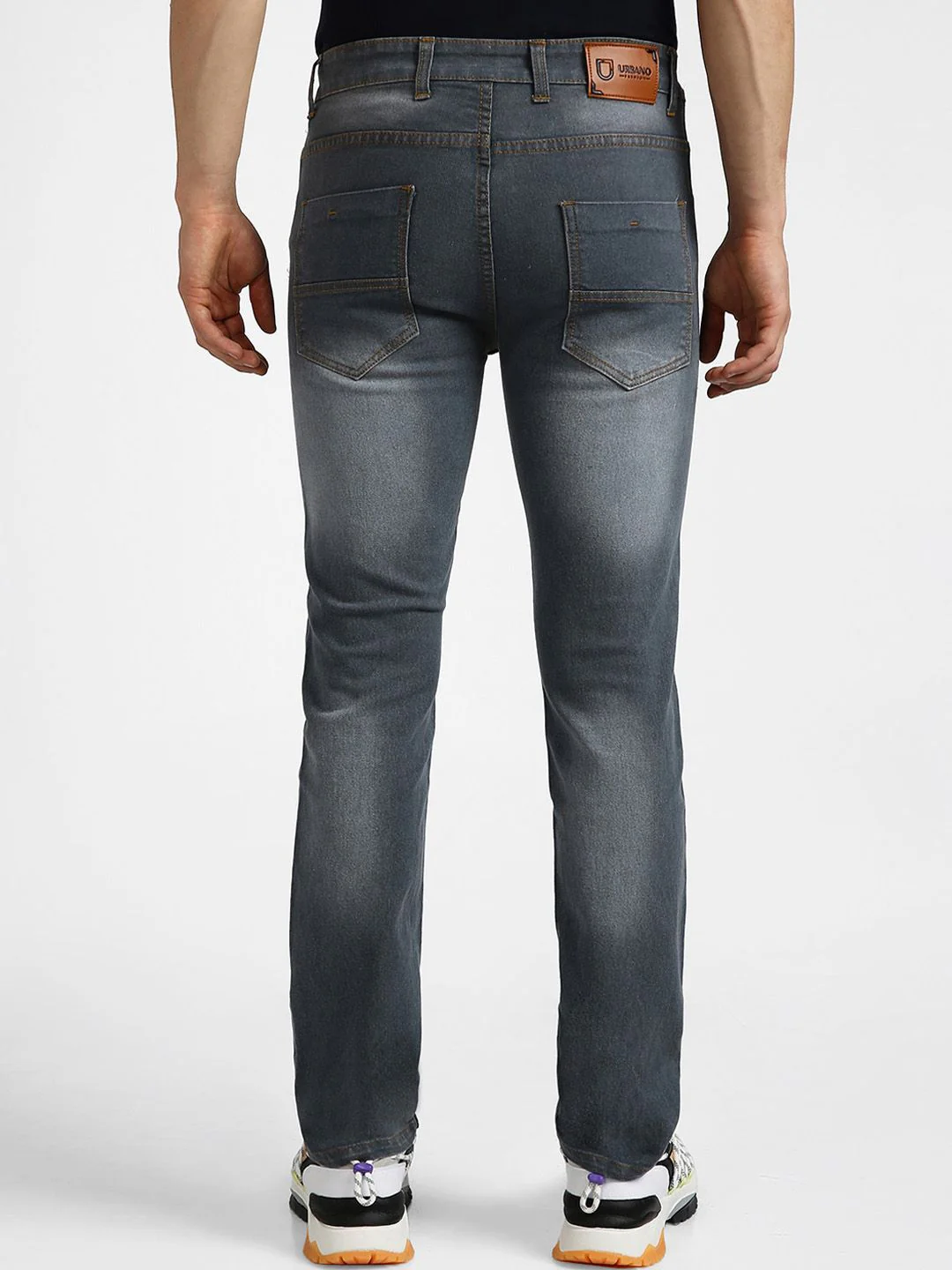 Urbano Fashion Men Mid-Rise Light Fade Stretchable Jeans - Image 2