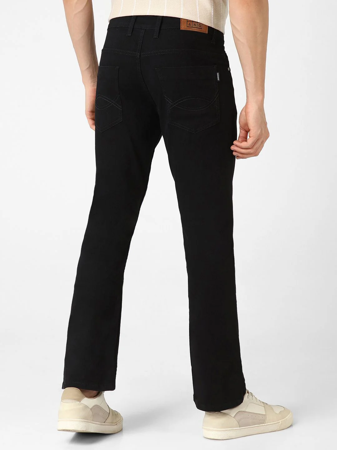 Urbano Fashion Men Mid Rise Stretchable Bootcut Jeans - Image 3