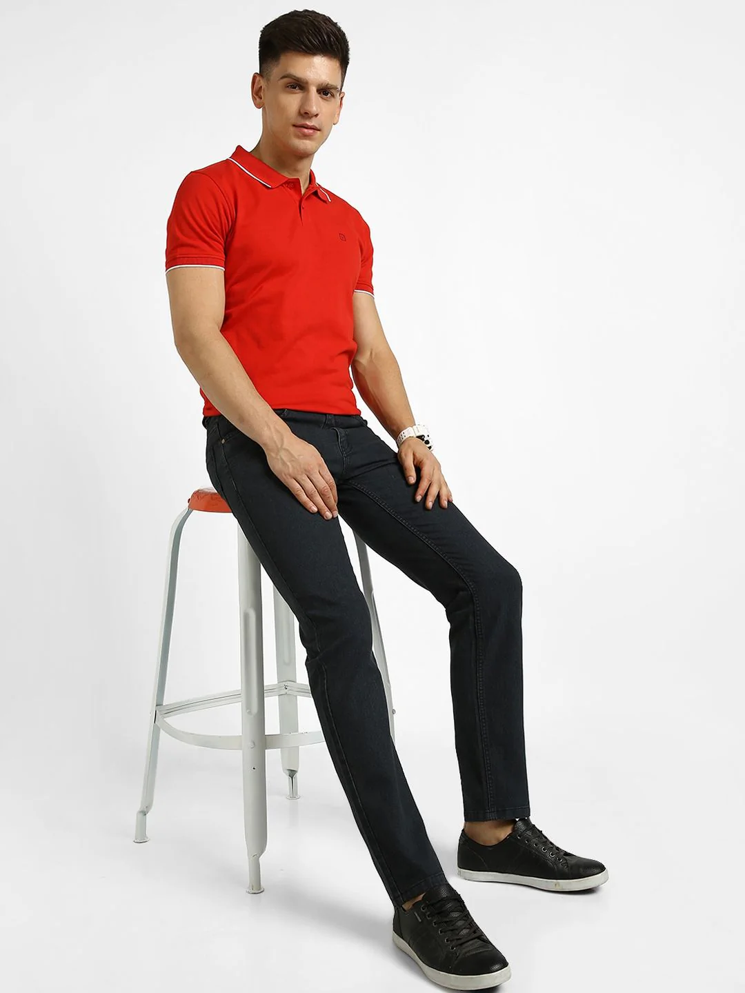 Urbano Fashion Men Mid-Rise Stretchable Jeans - Image 5