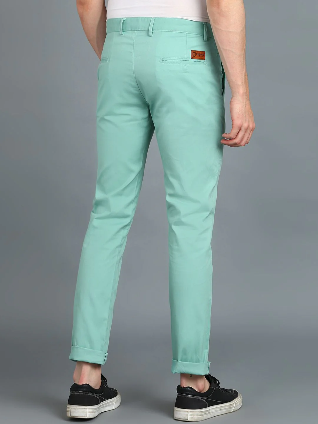 Urbano Fashion Men Slim Fit Easy Wash Cotton Chinos - Image 3