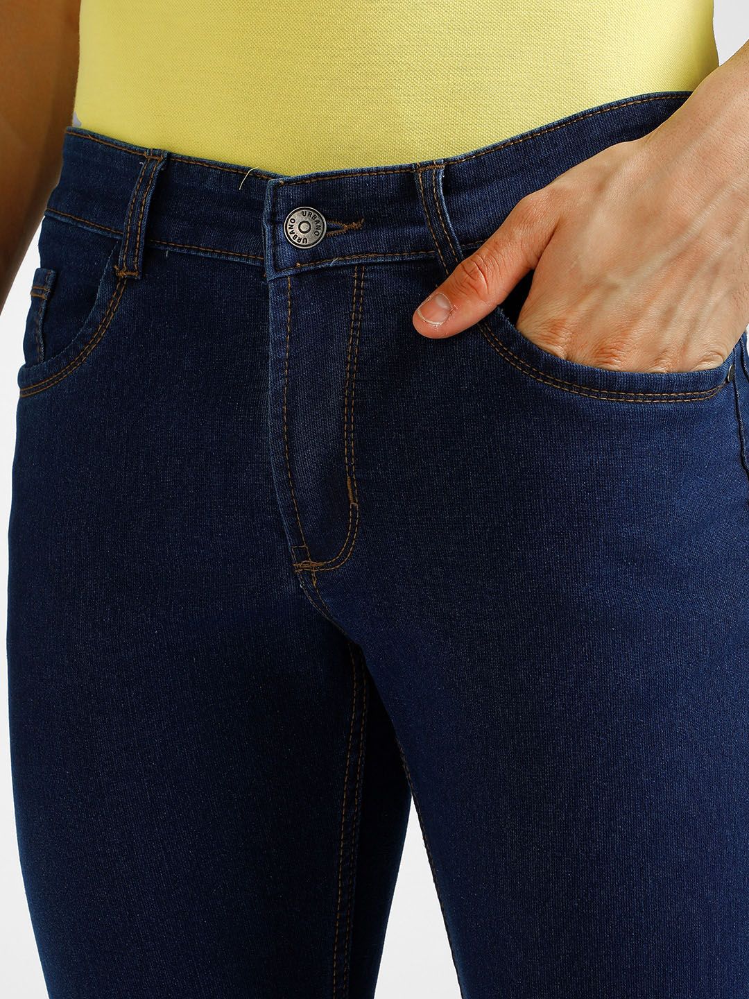 Urbano Fashion Men Slim Fit Stretchable Cotton Jeans - Image 4