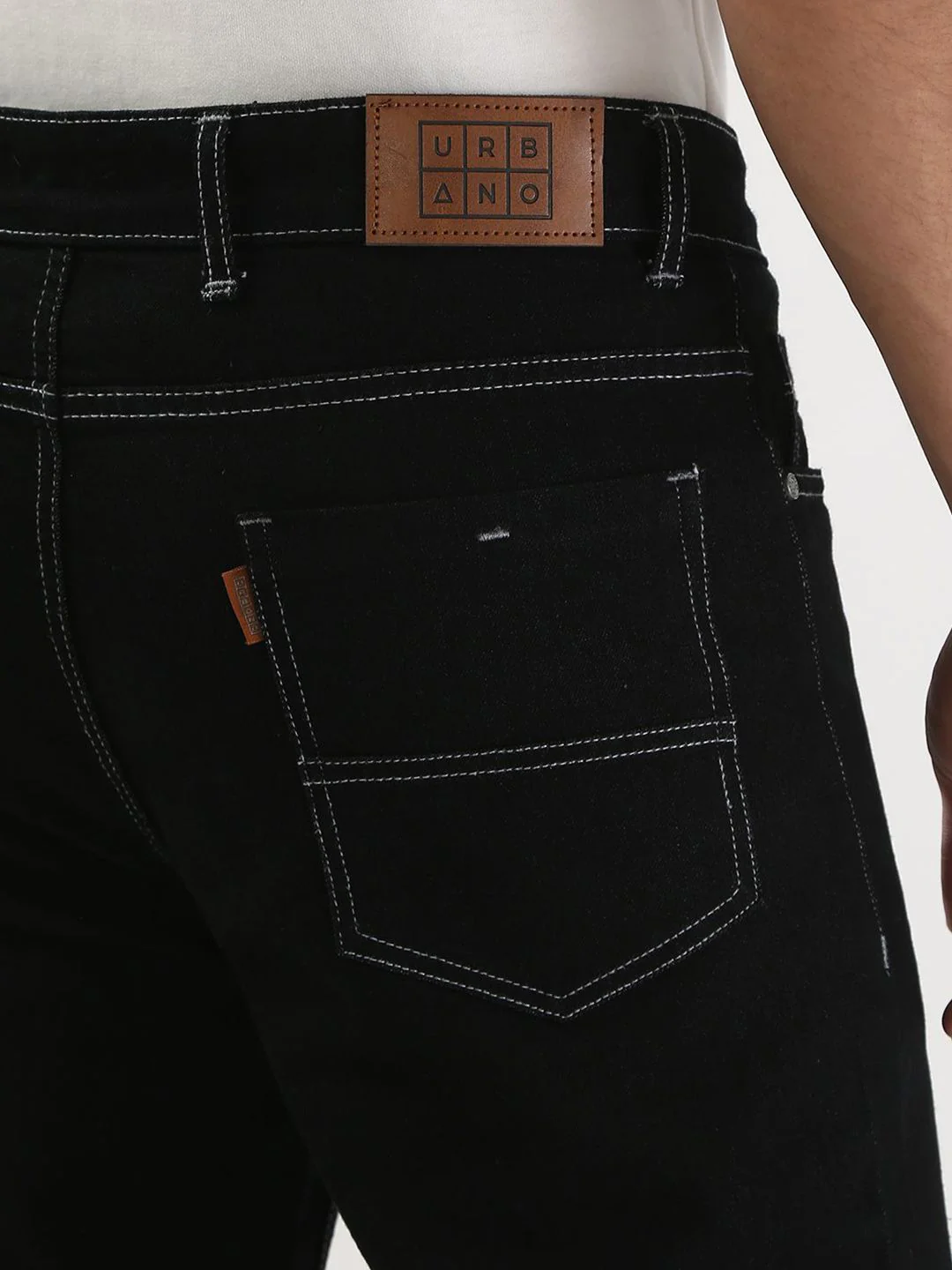 Urbano Fashion Men Straight Fit Mid-Rise Stretchable Jeans - Image 7