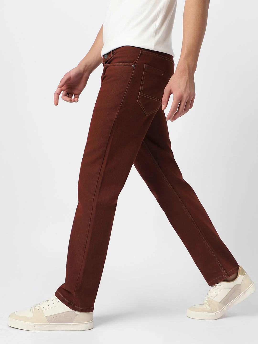 Urbano Fashion Men Stretchable Coloured  Jeans - Image 2
